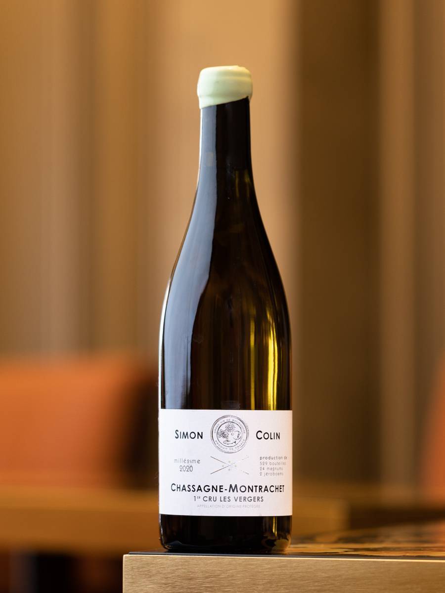 Вино Chassagne-Montrachet Premier Cru Les Vergers Simon Colin 2020 / Шассань-Монраше Премье Крю Ле Верже Симон Колин