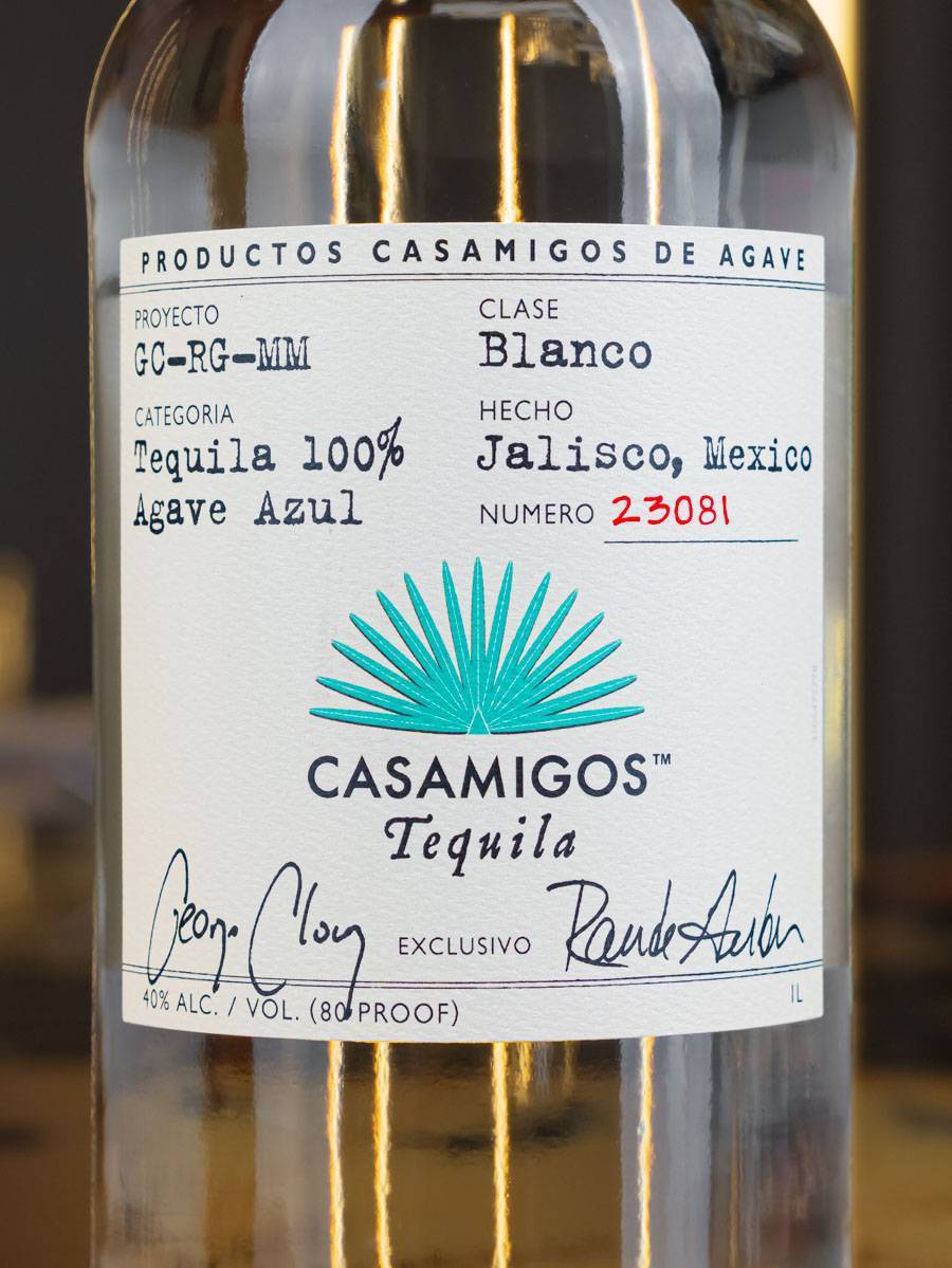 Этикетка Casamigos Blanco 1 l