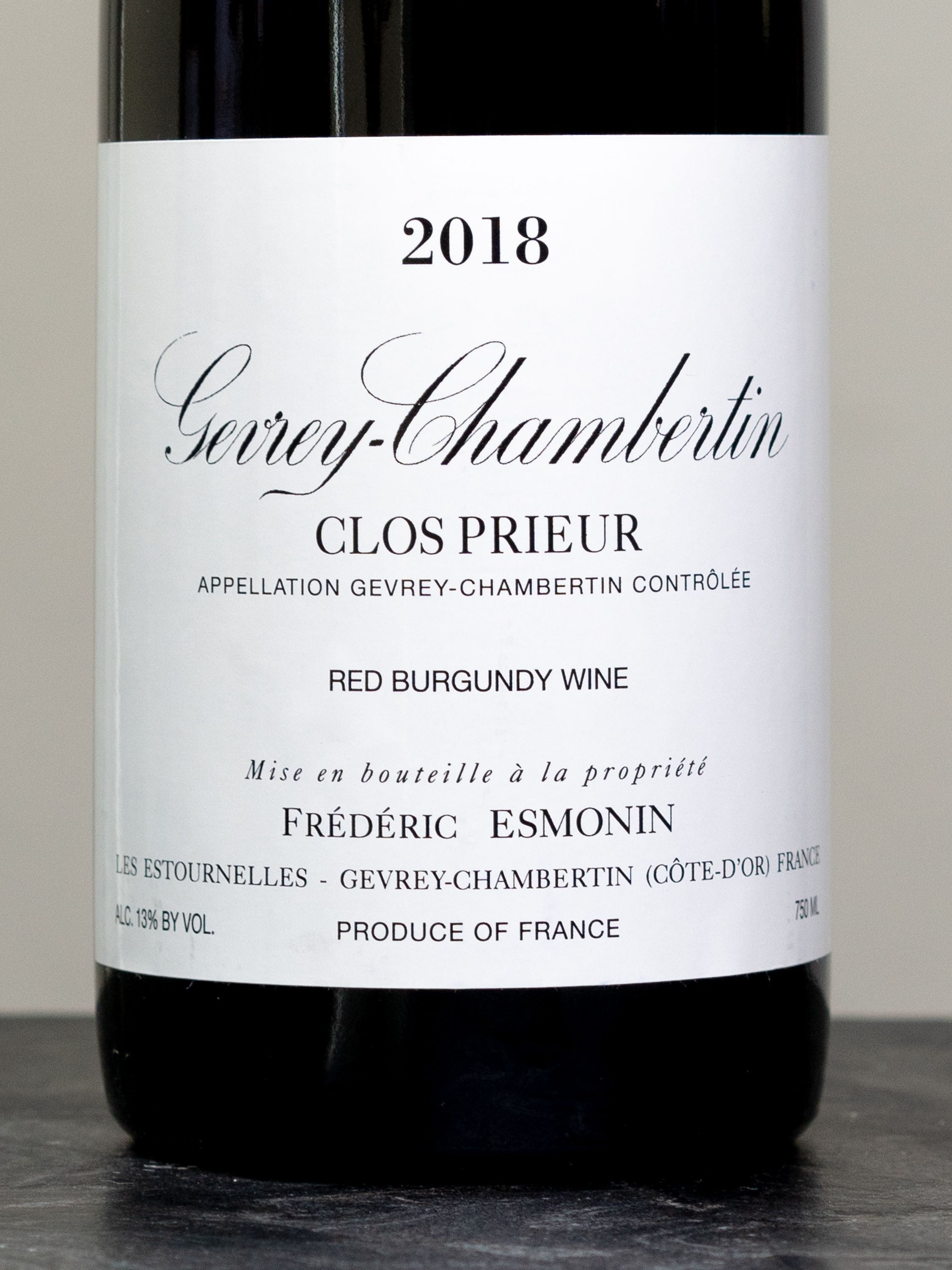 Вино Frederic Esmonin Gevrey-Chambertin Clos Prieur / Жевре-Шамбертен  Фредерик Эсмонин