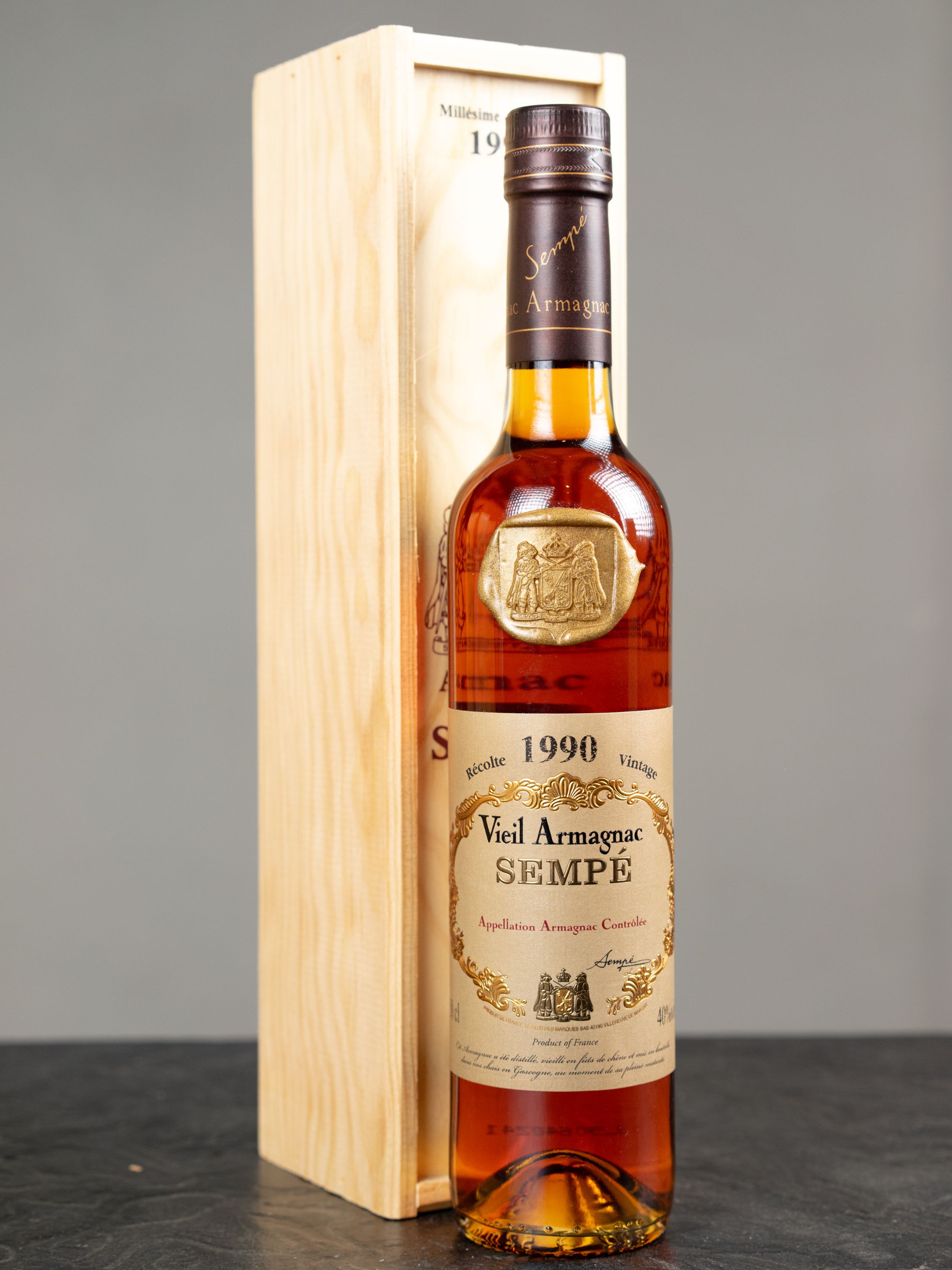 Арманьяк Armagnac Sempe Vieil 1990 купить в ресторане Остерия Амичи - лучшая цена Арманьяк Armagnac Sempe Vieil 1990 / Семпэ Вьей 1990
