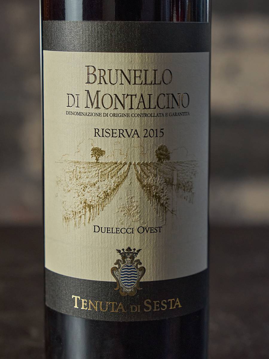 Вино Brunello di Montalchino Riserva Duelecci Ovest 2015 / Брунелло ди Монтальчино Ризерва Дуэлеччи Овест