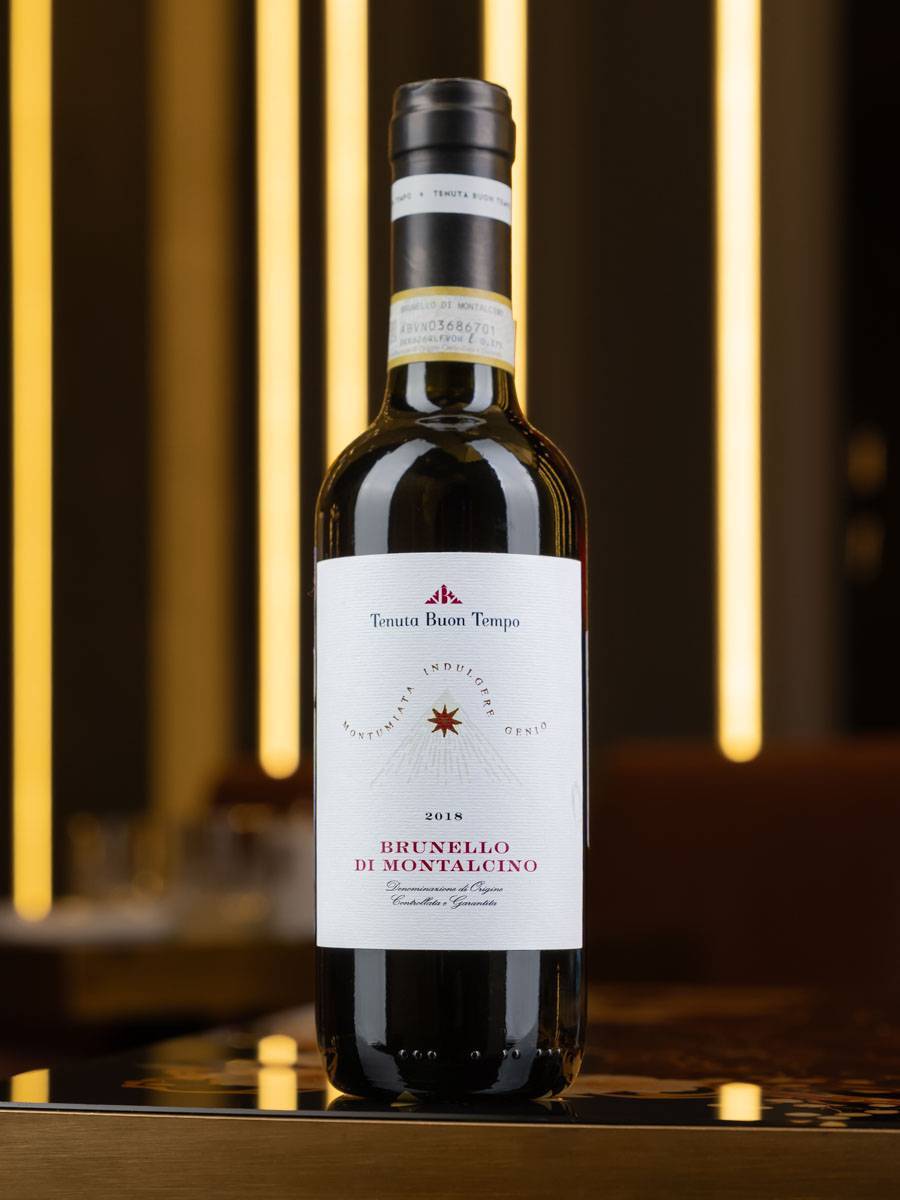 Вино Tenuta Buon Tempo Brunello di Montalcino 2018 375 ml / Брунелло ди Монтальчино Тенута Буон Темпо