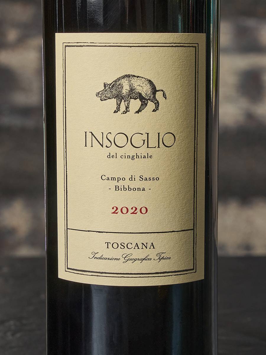 Вино Insoglio del Cinghiale  Toscana 2020 / Инсолио дель Чингиале Тоскана