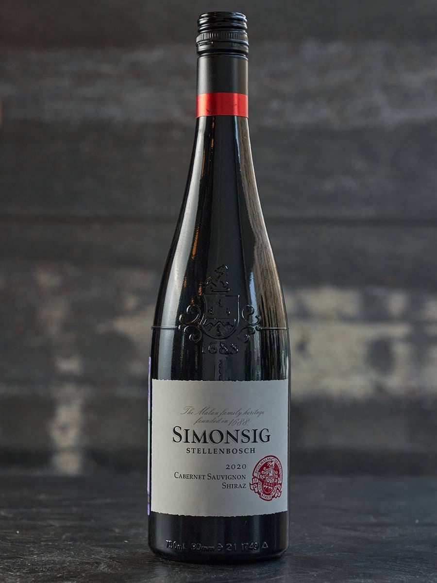 Вино Simonsig Cabernet Sauvignon-Shiraz / Симонсиг Каберне Совиньон Шираз