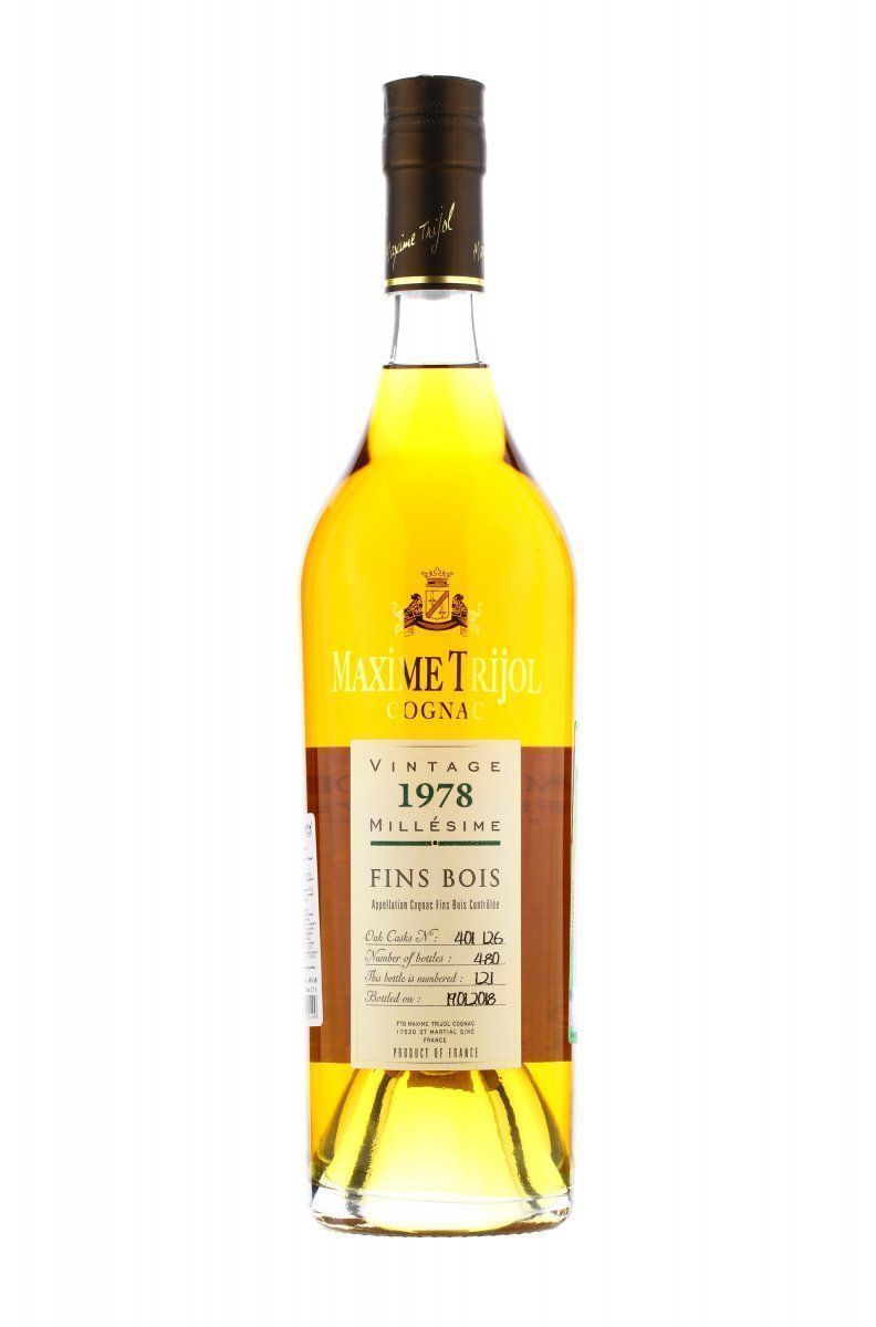 Коньяк Maxime Trijol Fins Bois 1978 - купить по лучшей цене в ресторане Amici Коньяк Maxime Trijol Fins Bois 1978 / Максим Трижоль Фин Буа 1978