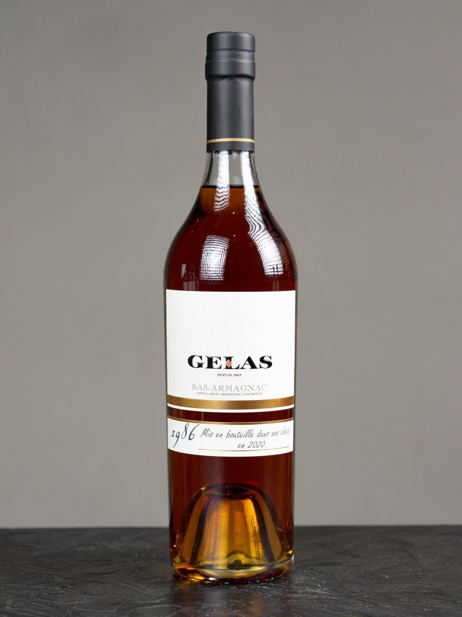 Арманьяк Gelas Bas Armagnac 1986 купить в ресторана Остерия - лучшая цена Арманьяк Gelas Bas Armagnac 1986 / Желас Ба Арманьяк 1986