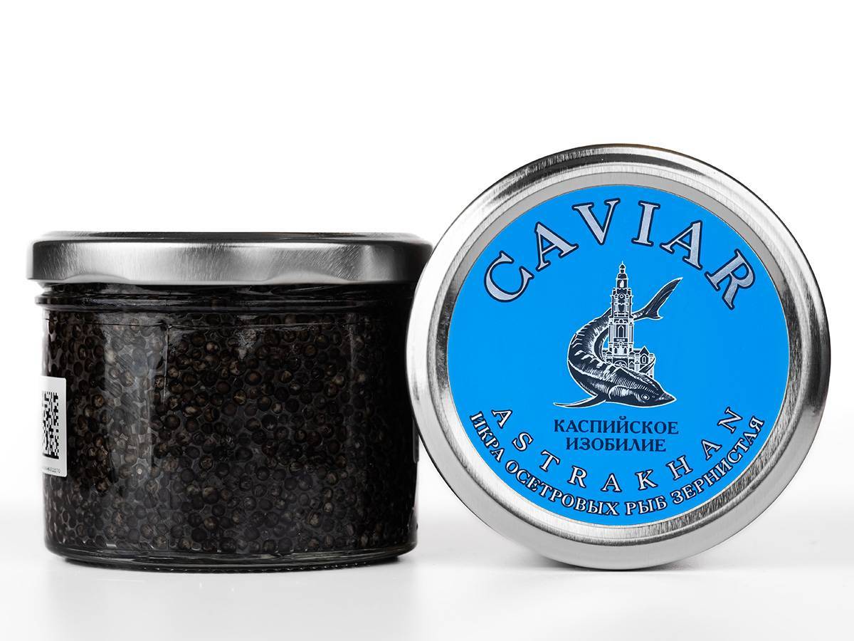 Черная икра осетровая зернистая 250 г
