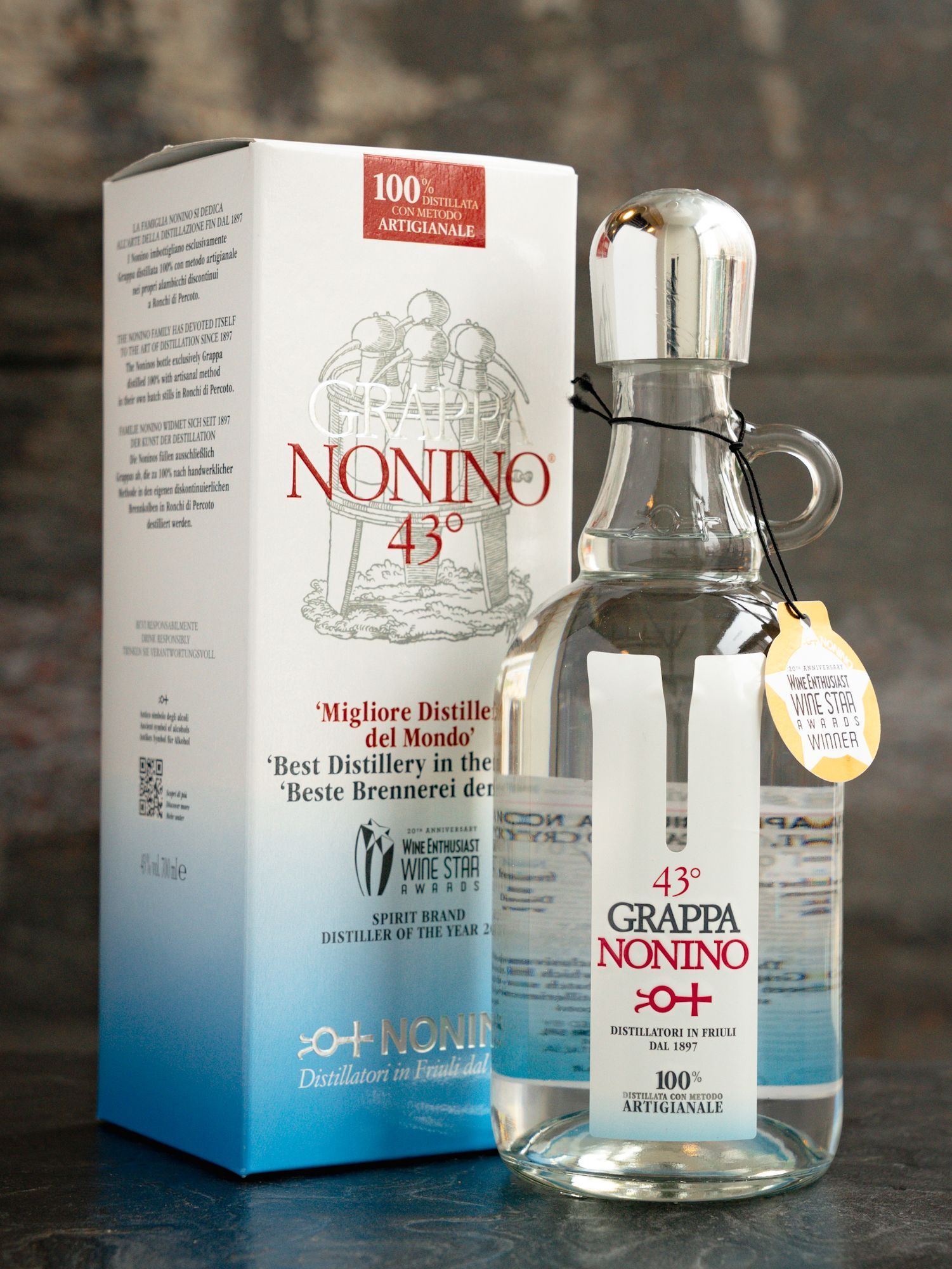 Граппа Grappa Friulana Nonino купить в ресторане Остерия - лучшая цена Граппа Grappa Friulana Nonino / Фриулана Нонино