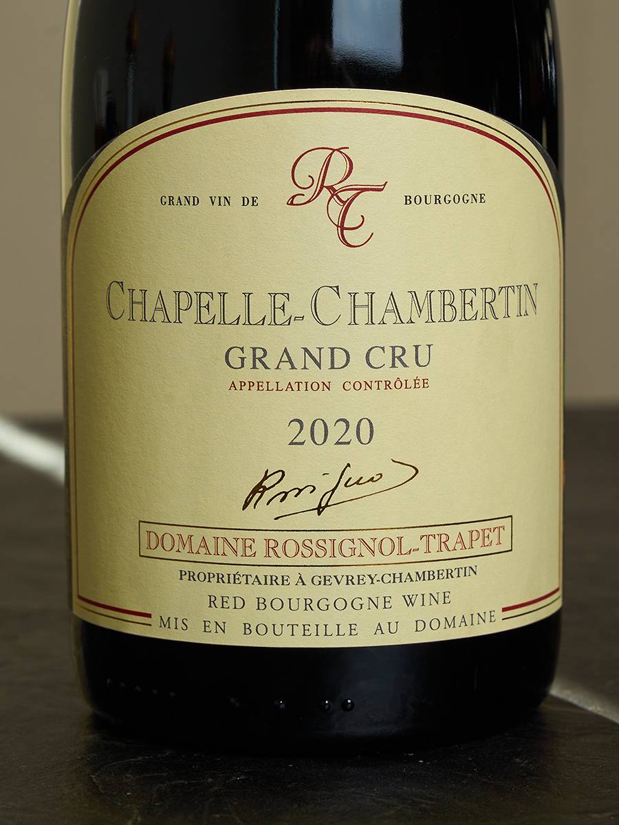 Этикетка Domaine Rossignol Trapet Chapelle Chambertin Grand Cru 2020