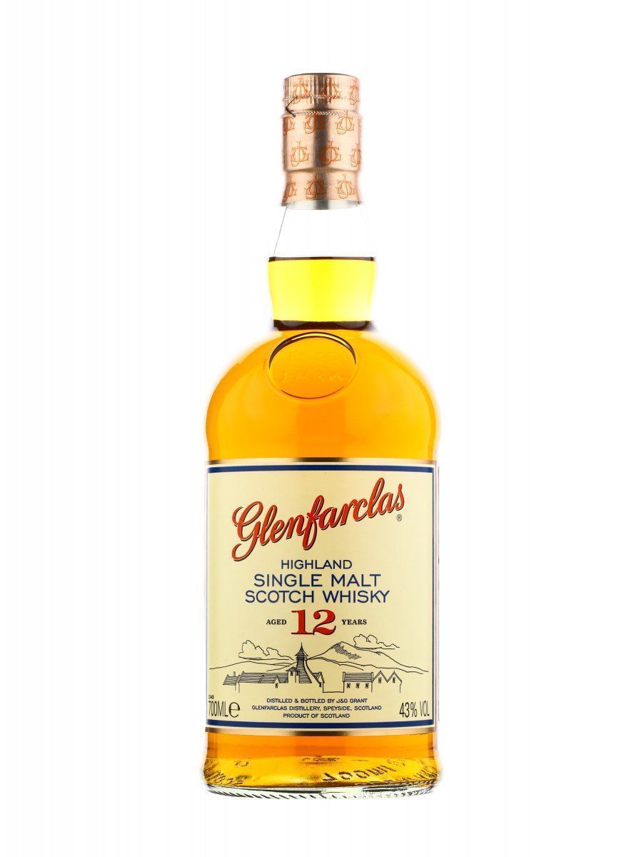 Купить Виски Glenfarclas 12 y.o. (Гленфарклас 12 лет) - лучшая цена в ресторане Амичи Виски Glenfarclas 12 y.o. / Гленфарклас 12 лет