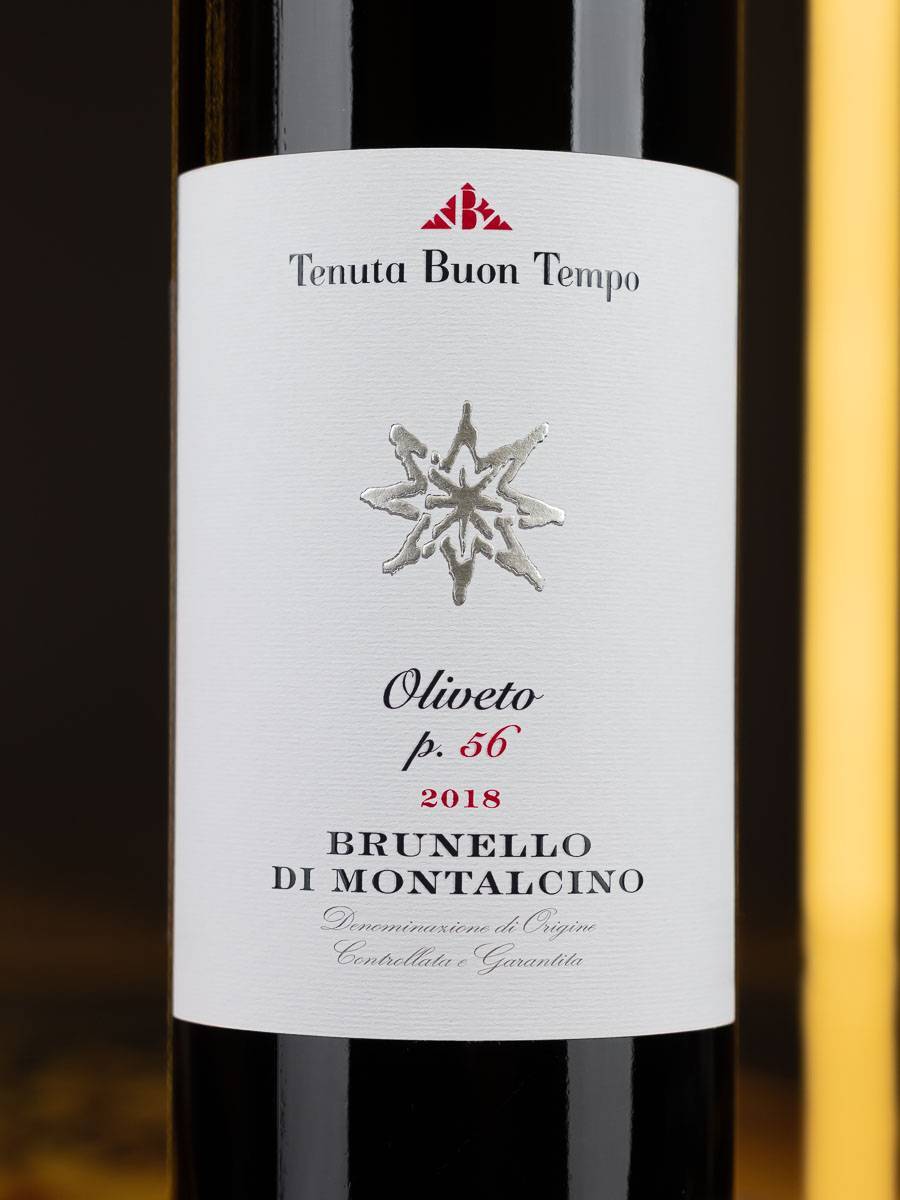 Этикетка Tenuta Buon Tempo Brunello di Montalcino p.56 2018