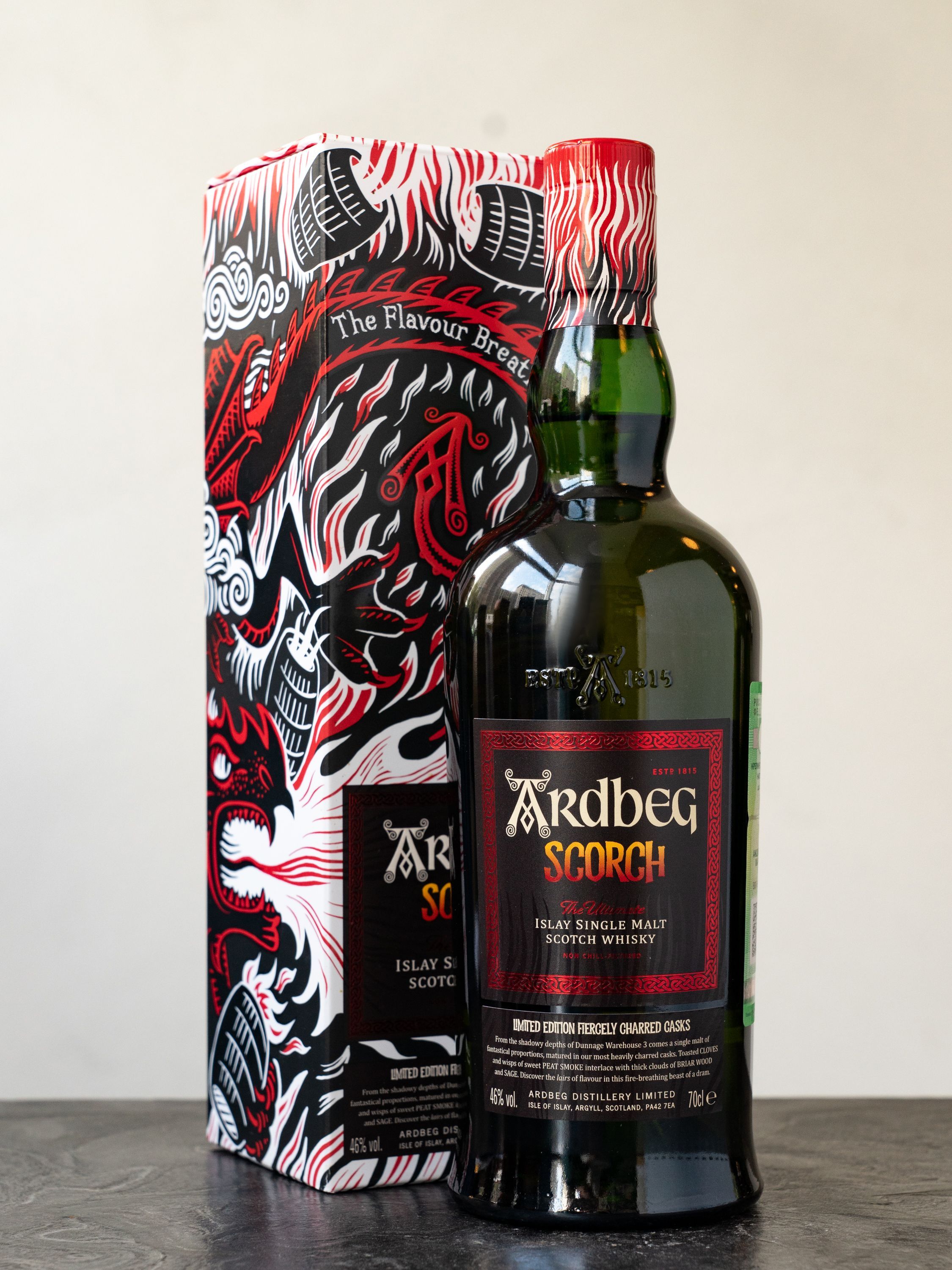 Виски Ardbeg Scorch Limited Edition купить в ресторане Остерия - лучшая цена Виски Ardbeg Scorch Limited Edition / Ардбег Скорч Лимитед Эдишн