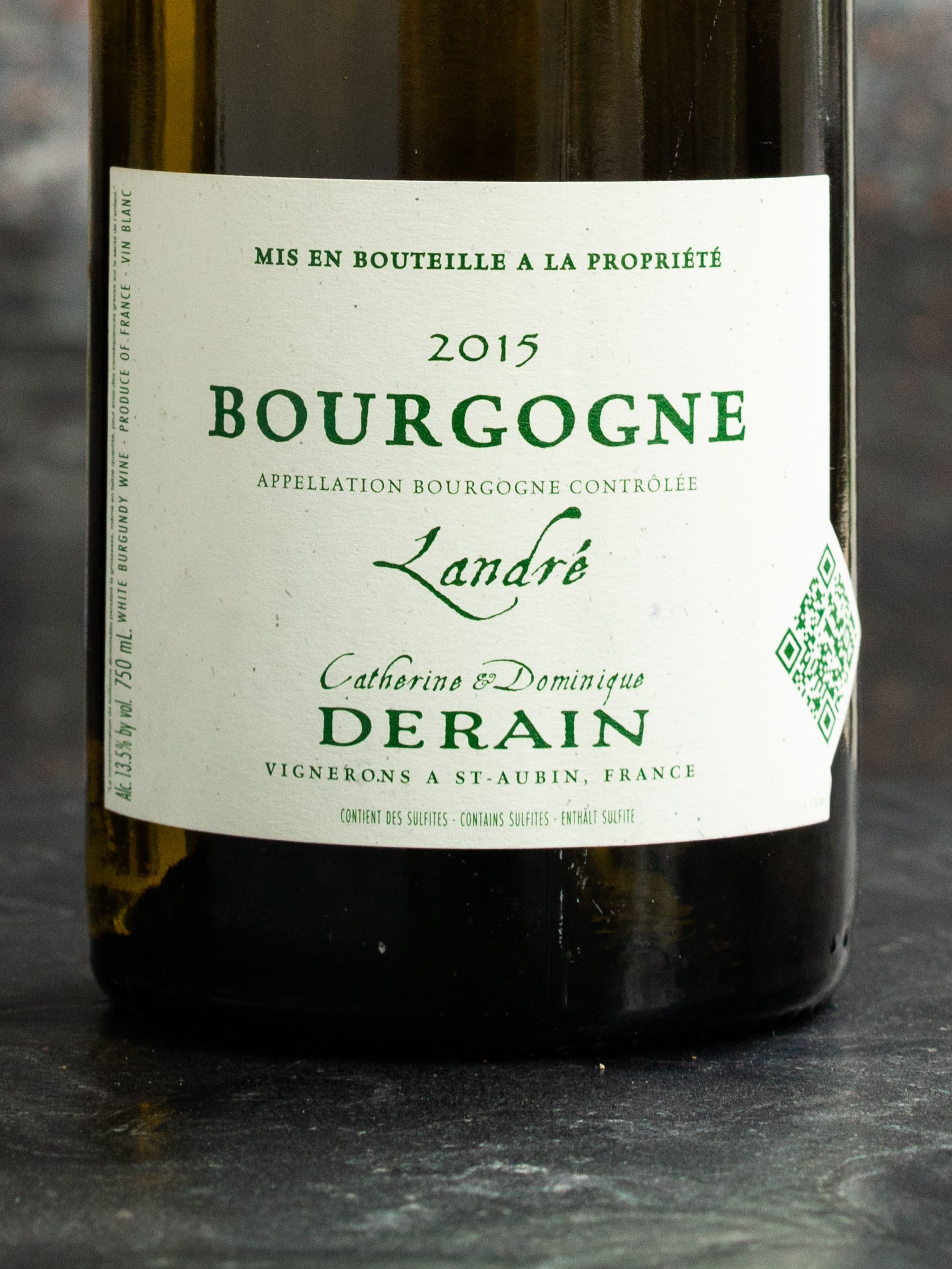 Вино Catherine & Dominique Derain Bourgogne Landre / Катрин и Доминик Дерэн Бургонь Ландре