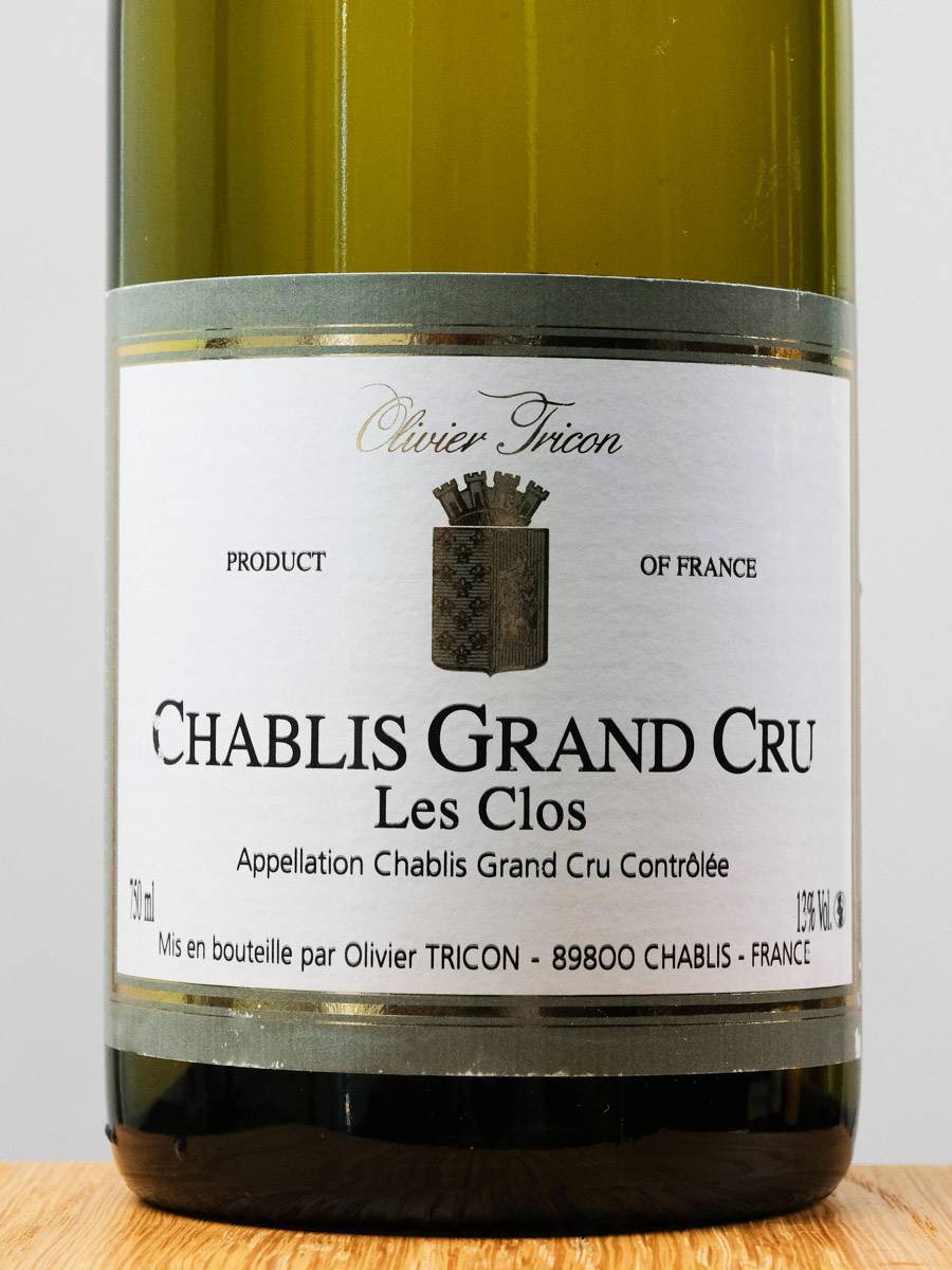 Вино Chablis Grand Cru Les Clos Olivier Tricon 2018 купить в винном ресторане Остерия - лучшая цена Вино Chablis Grand Cru Les Clos Olivier Tricon 2018 / Шабли Гран Крю Ле Кло Оливье Трикон