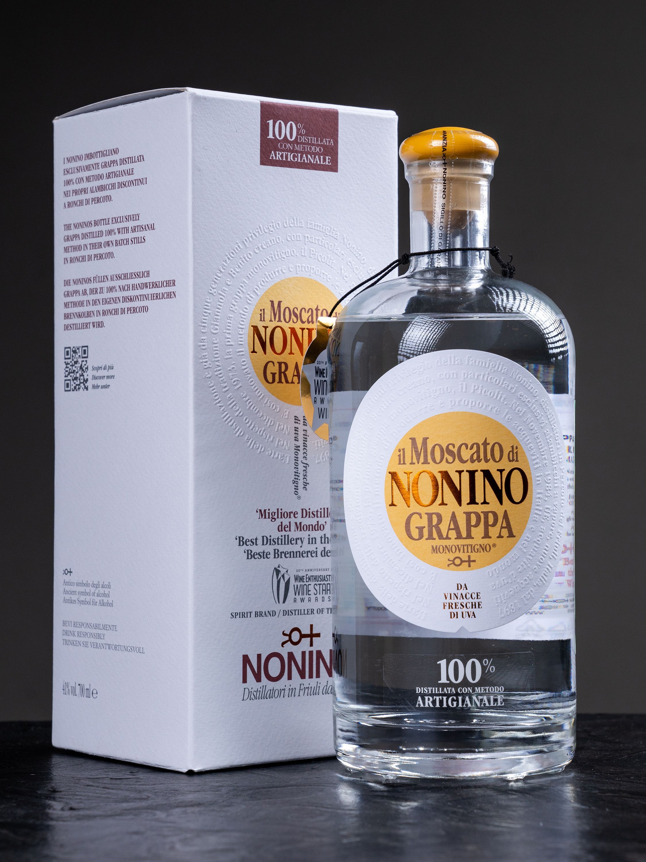 Граппа Il Moscato di Nonino Monovitigno в ресторане Остерия - лучшая цена Граппа Il Moscato di Nonino Monovitigno / Иль Москато ди Нонино Моновитиньо