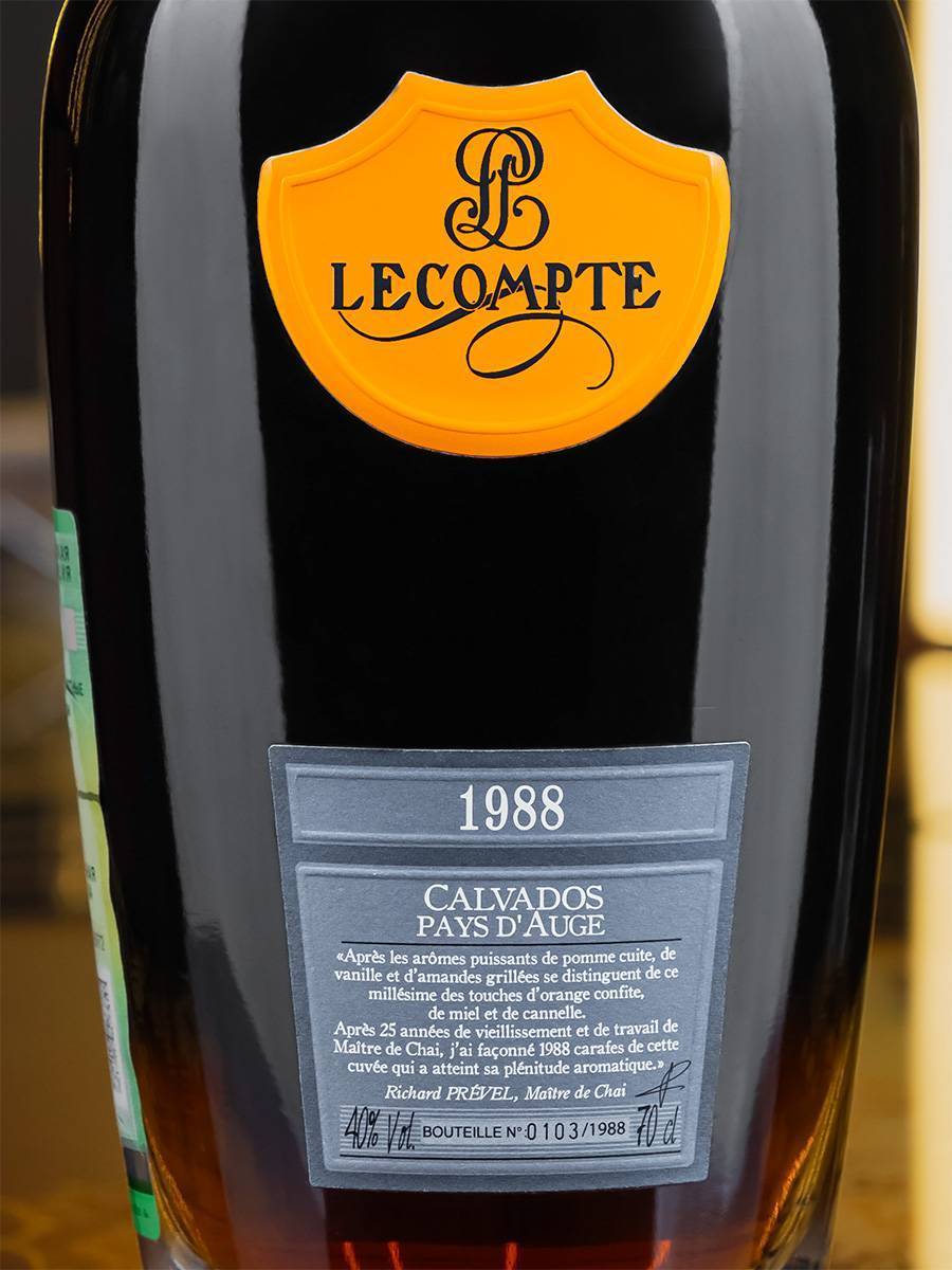 Кальвадос Lecompte 1988 / Леконт 1988