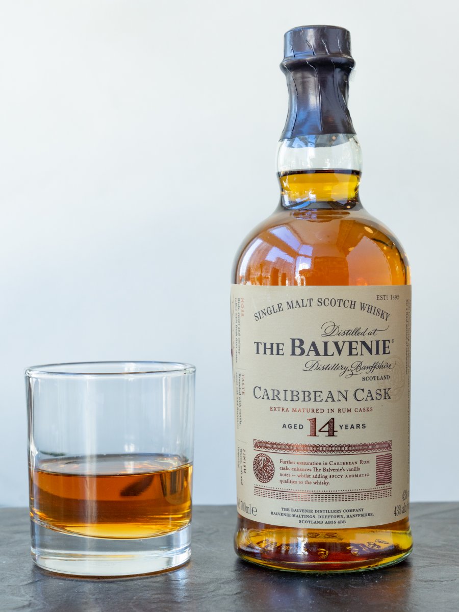 Виски Balvenie Caribbean Cask 14 Years Old купить в винном ресторане Остерия Амичи - лучшая цена Виски Balvenie Caribbean Cask 14 Years Old / Балвени Карибиан Каск 14 лет