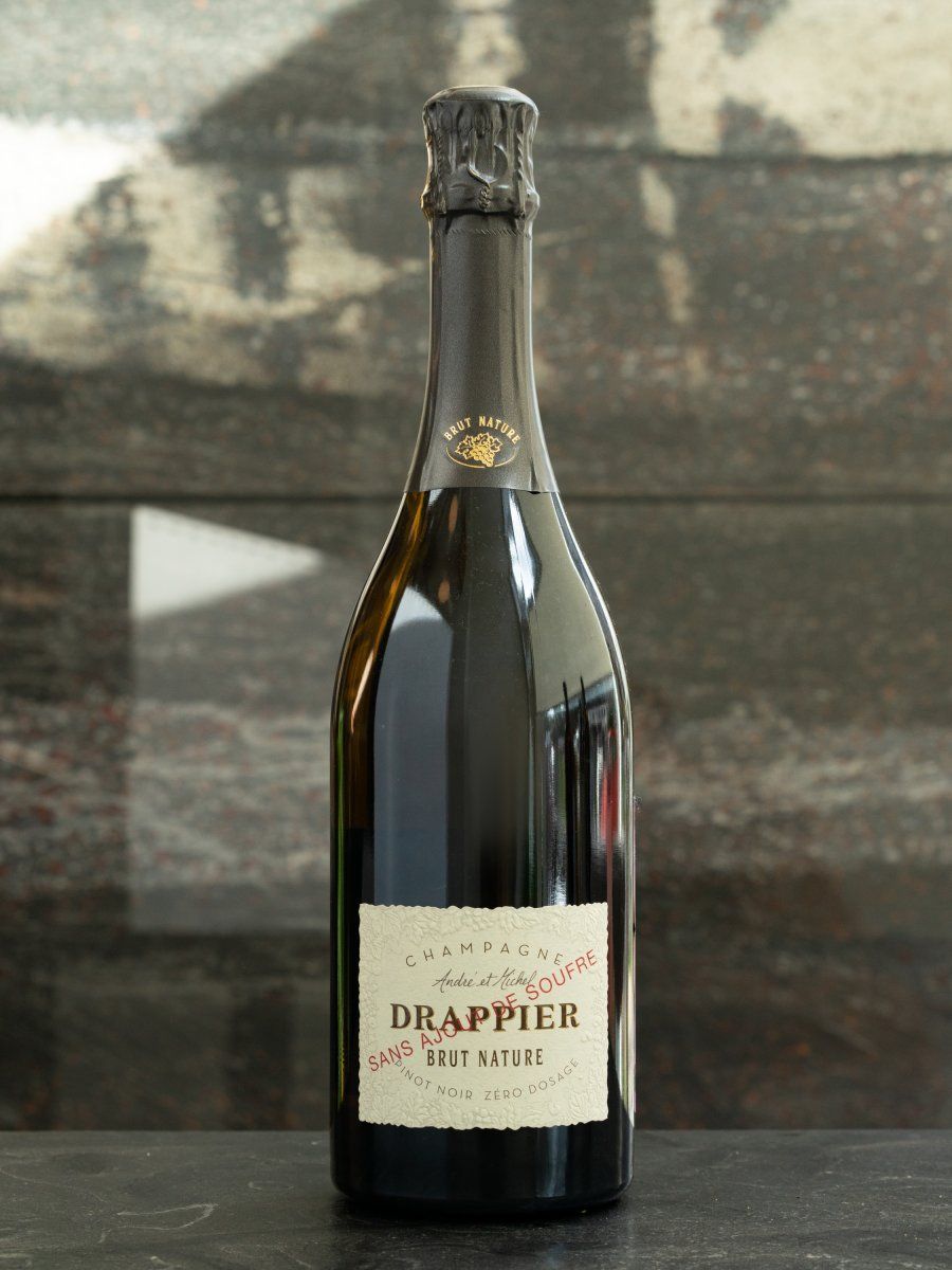 Шампанское Drappier Brut Nature Zero Dosage Sans Soufre купить в ресторане Остерия - лучшая цена Шампанское Drappier Brut Nature Zero Dosage Sans Soufre / Драпье Брют Натюр Зеро Дозаж без серы