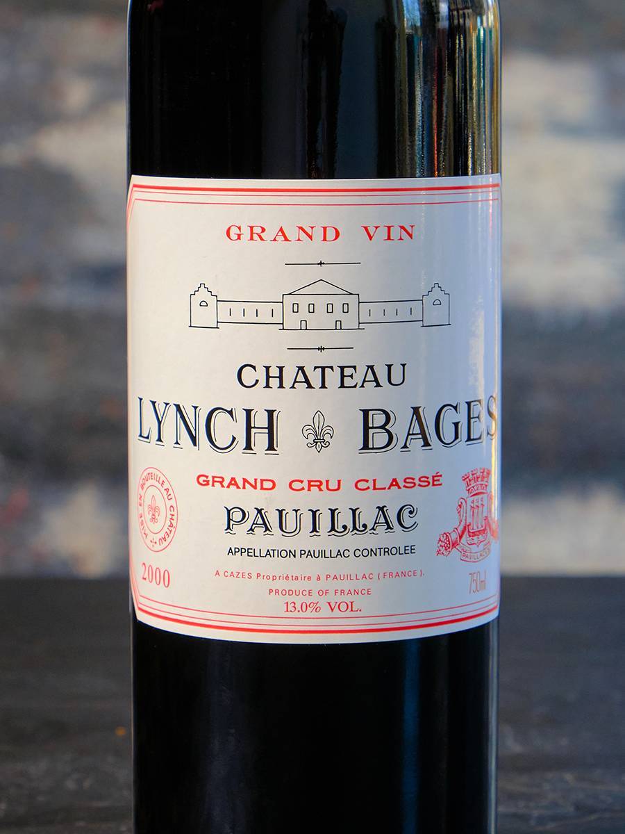 Вино Chateau Lynch Bages Grand Cru Classe Pauillac 2000 / Шато Линч Баж Гран Крю Классе Пойяк
