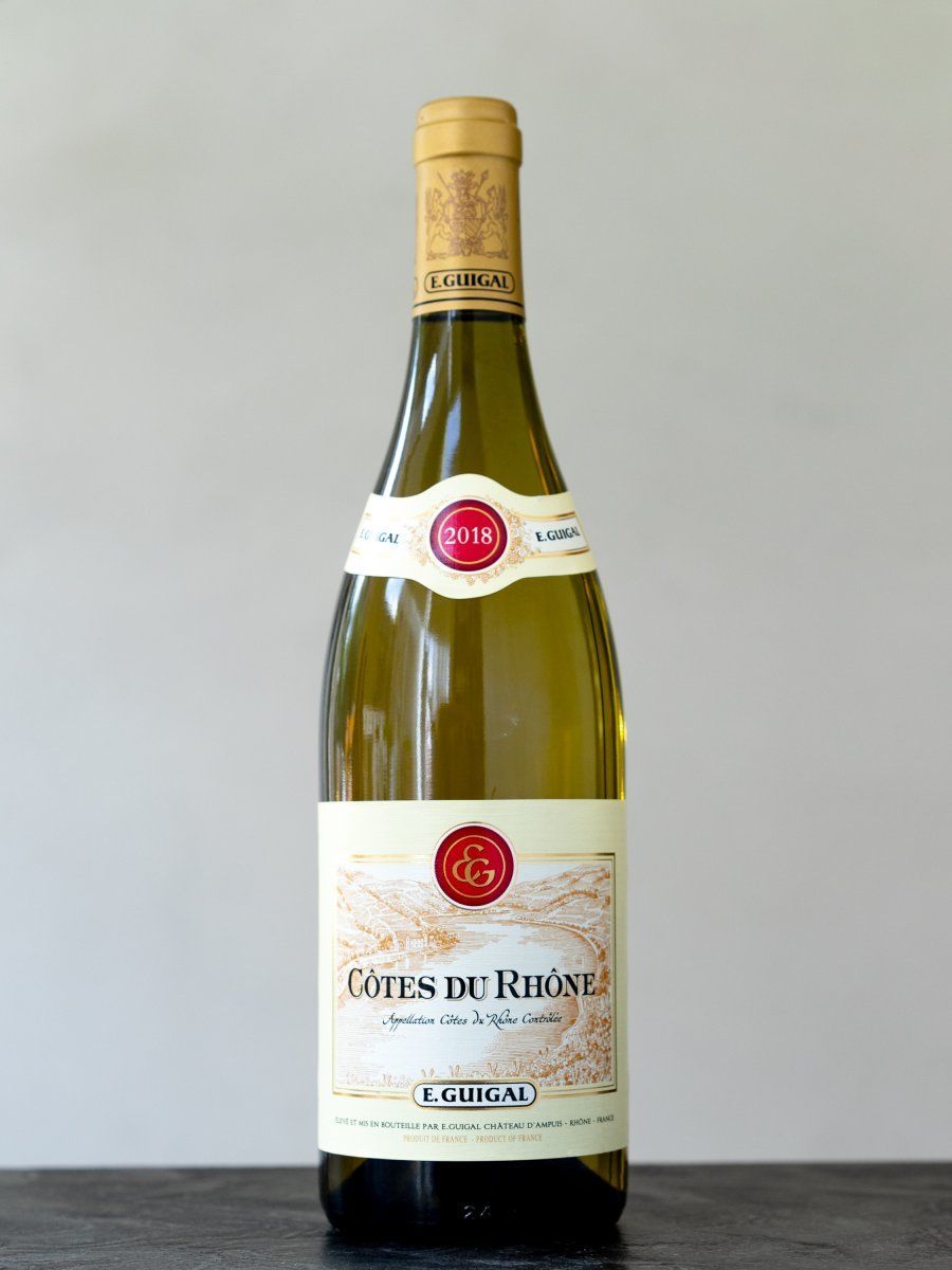 Купить вино Guigal Cotes du Rhone Blanc в винном ресторане Остерия цена Вино Guigal Cotes du Rhone Blanc / Гигаль Кот Дю Рон Блан