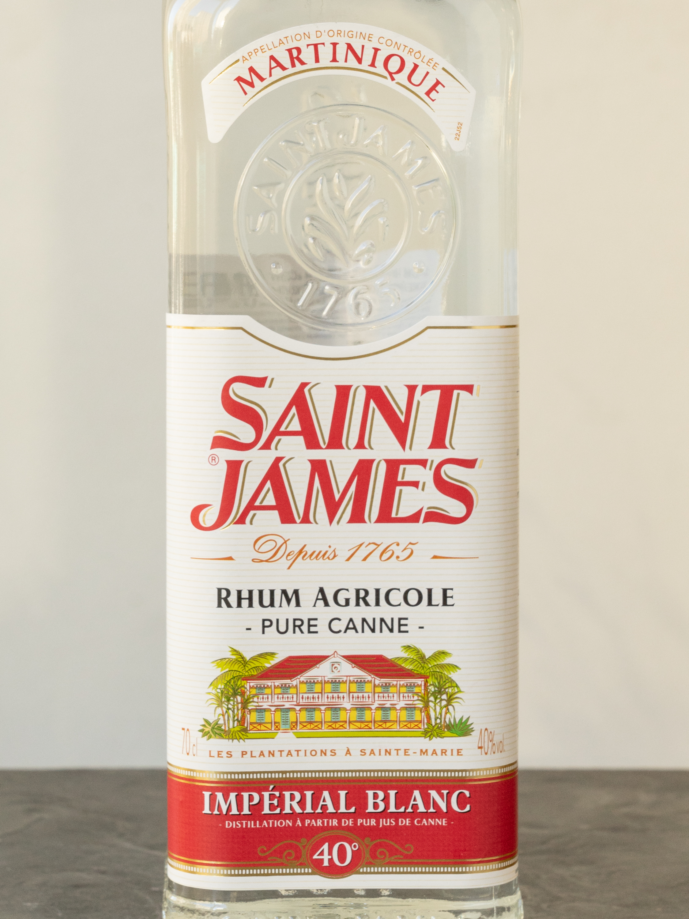 Ром Saint James Rhum Agricole Blanc / Сент Джеймс Ром Блан Агриколь