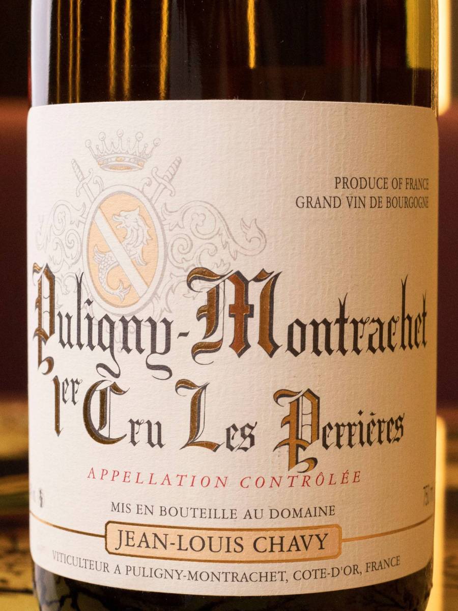 Этикетка Domaine Jean-Louis Chavy Puligny-Montrachet 1er Cru Les Perrieres 2022