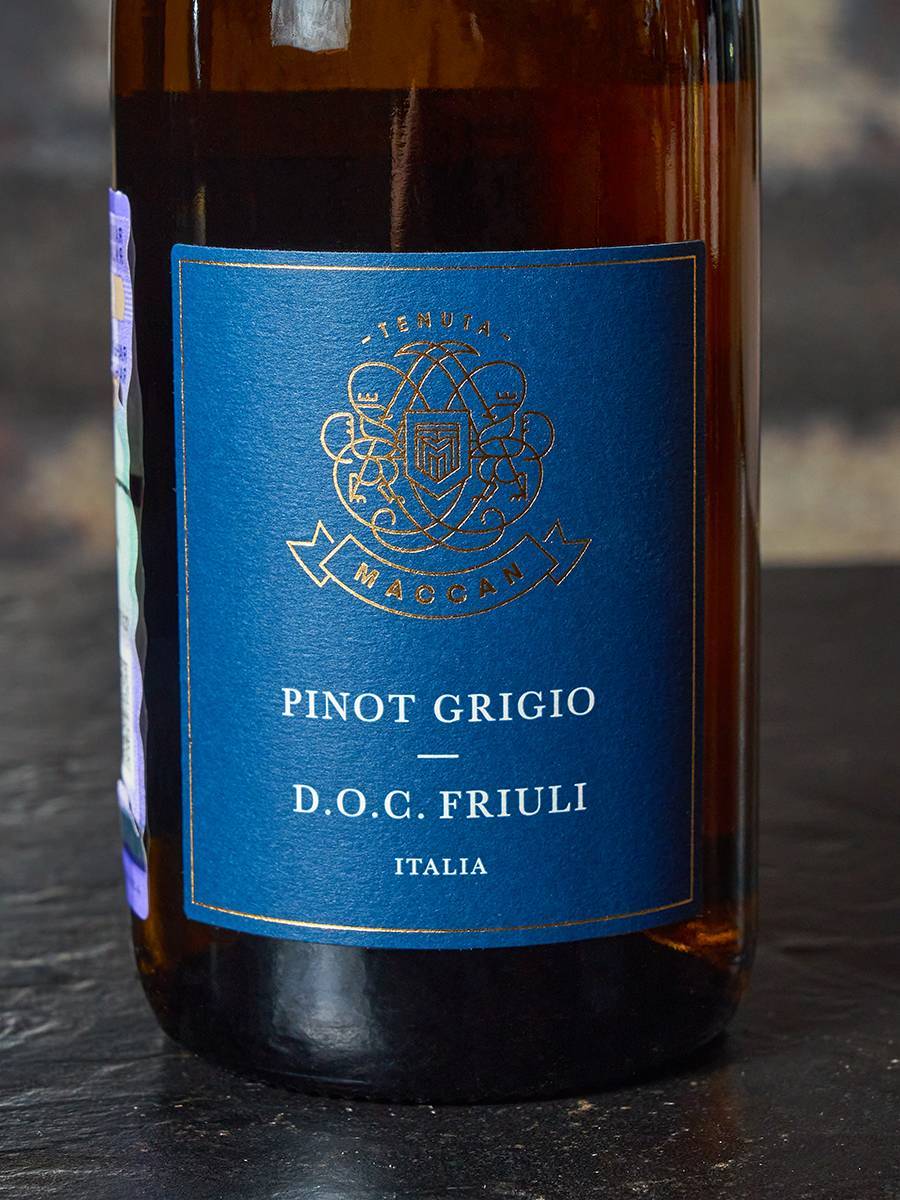 Вино Pinot Grigio Friuli Grave Tenuta Maccan / Пино Гриджио Фриули Граве Маккан