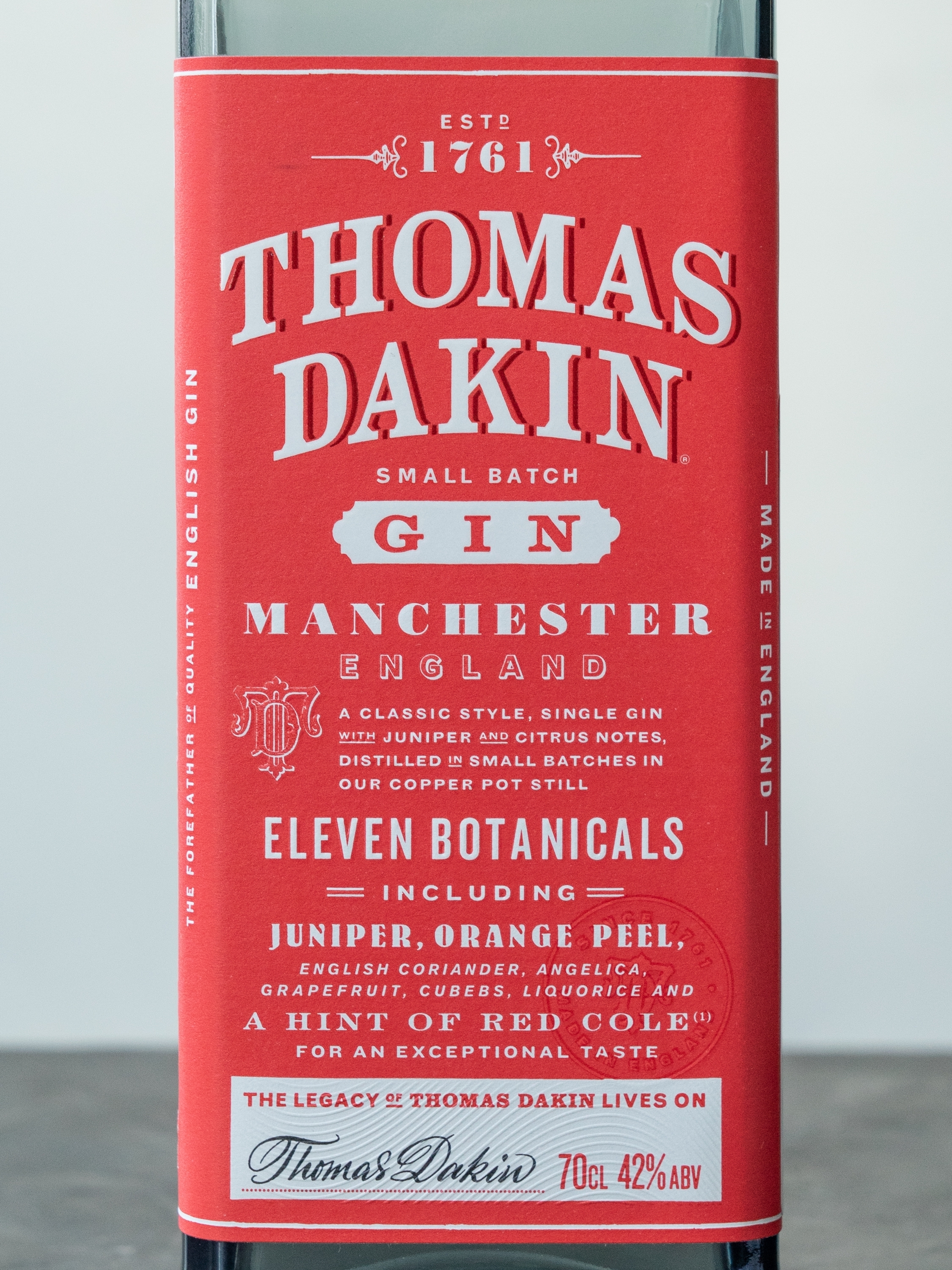 Джин Gin Thomas Dakin купить в ресторане Остерия - лучшая цена Джин Gin Thomas Dakin / Томас Дайкин