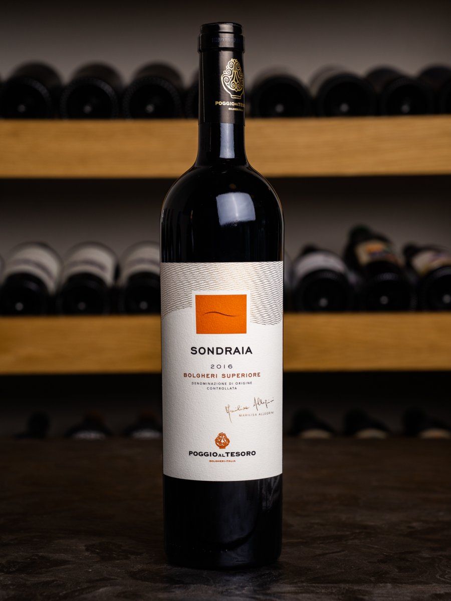 Купить вино Poggio Al Tesoro Sondraia Bolgheri Superiore в винном ресторане Остерия цена Вино Poggio Al Tesoro Sondraia Bolgheri Superiore / Поджио Эль Тесоро Сондрайа Болгери Супериоре