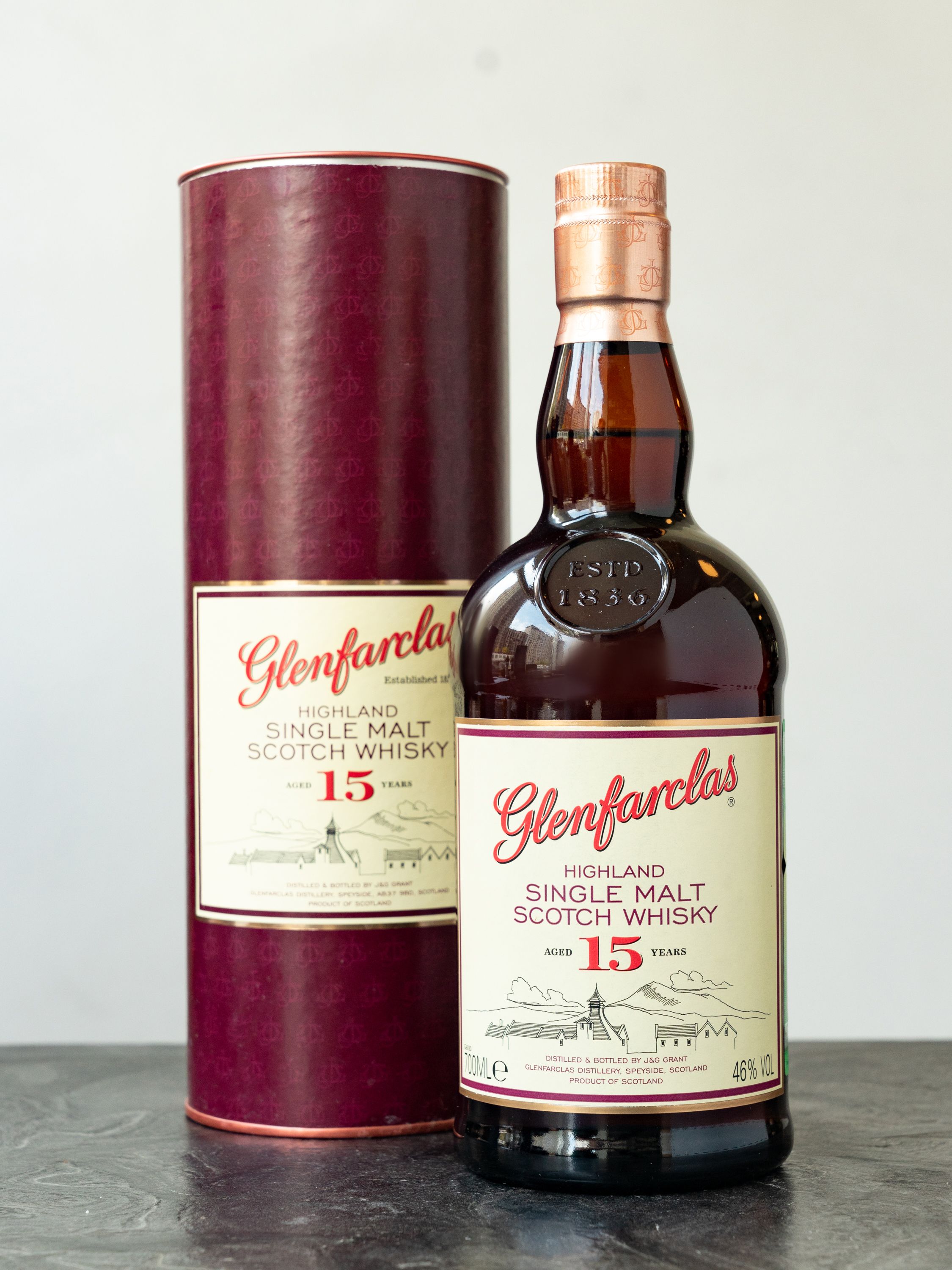 Купить Виски Glenfarclas 15 y.o. (Гленфарклас 15 лет) - лучшая цена в ресторане Амичи Виски Glenfarclas 15 y.o. / Гленфарклас 15 лет