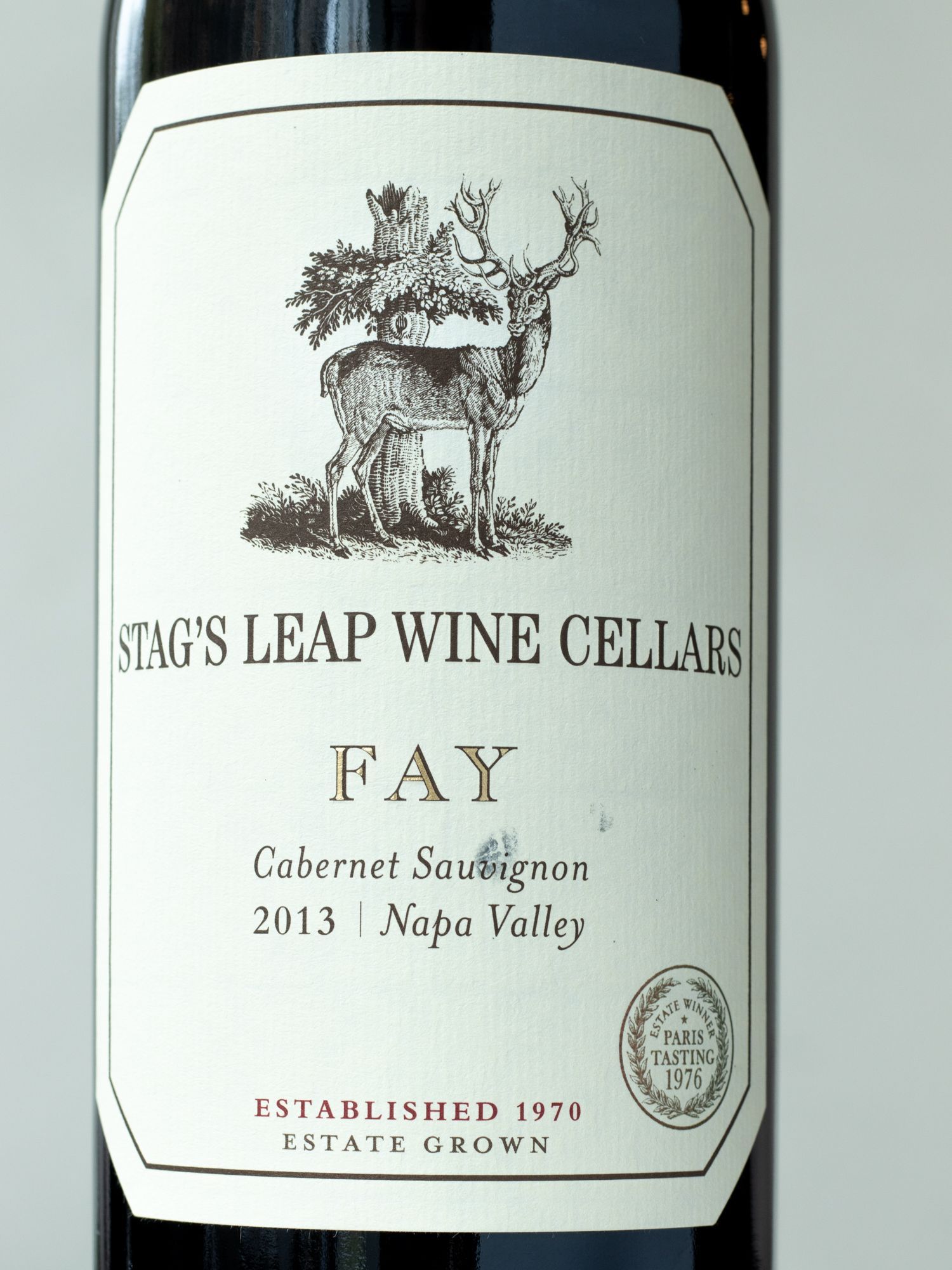 Купить вино Stag`s Leap Wine Cellars Fay Cabernet Sauvignon в ресторане цена Вино Stag`s Leap Wine Cellars Fay Cabernet Sauvignon / Стэг`с Лип Вайн Селлэз Фэй Каберне Совиньон