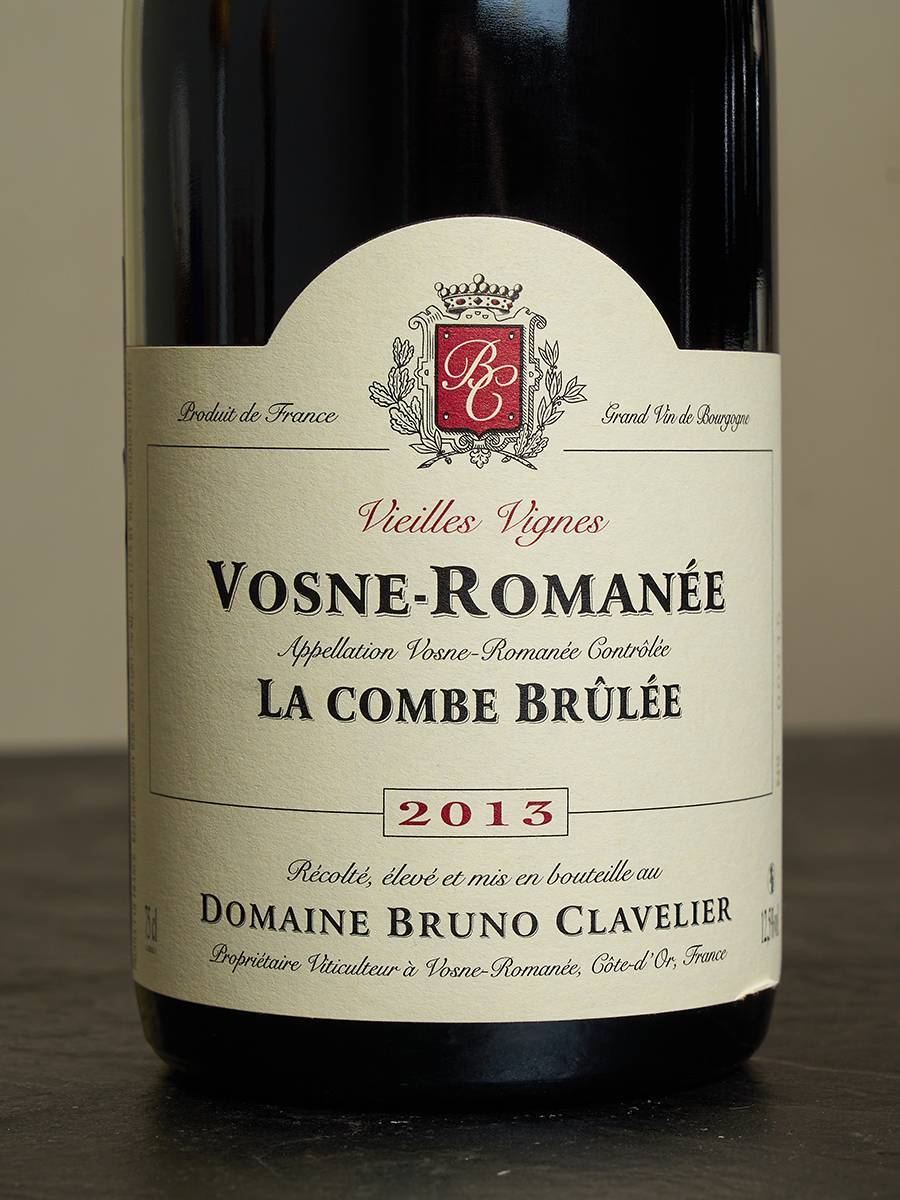 Вино Domaine Bruno Clavelier Vosne-Romanee La Combe Brulee Vieilles Vignes 2013 / Домен Брюно Клавелье Вон-Романе Ля Комб Брюле Вьей Винь 