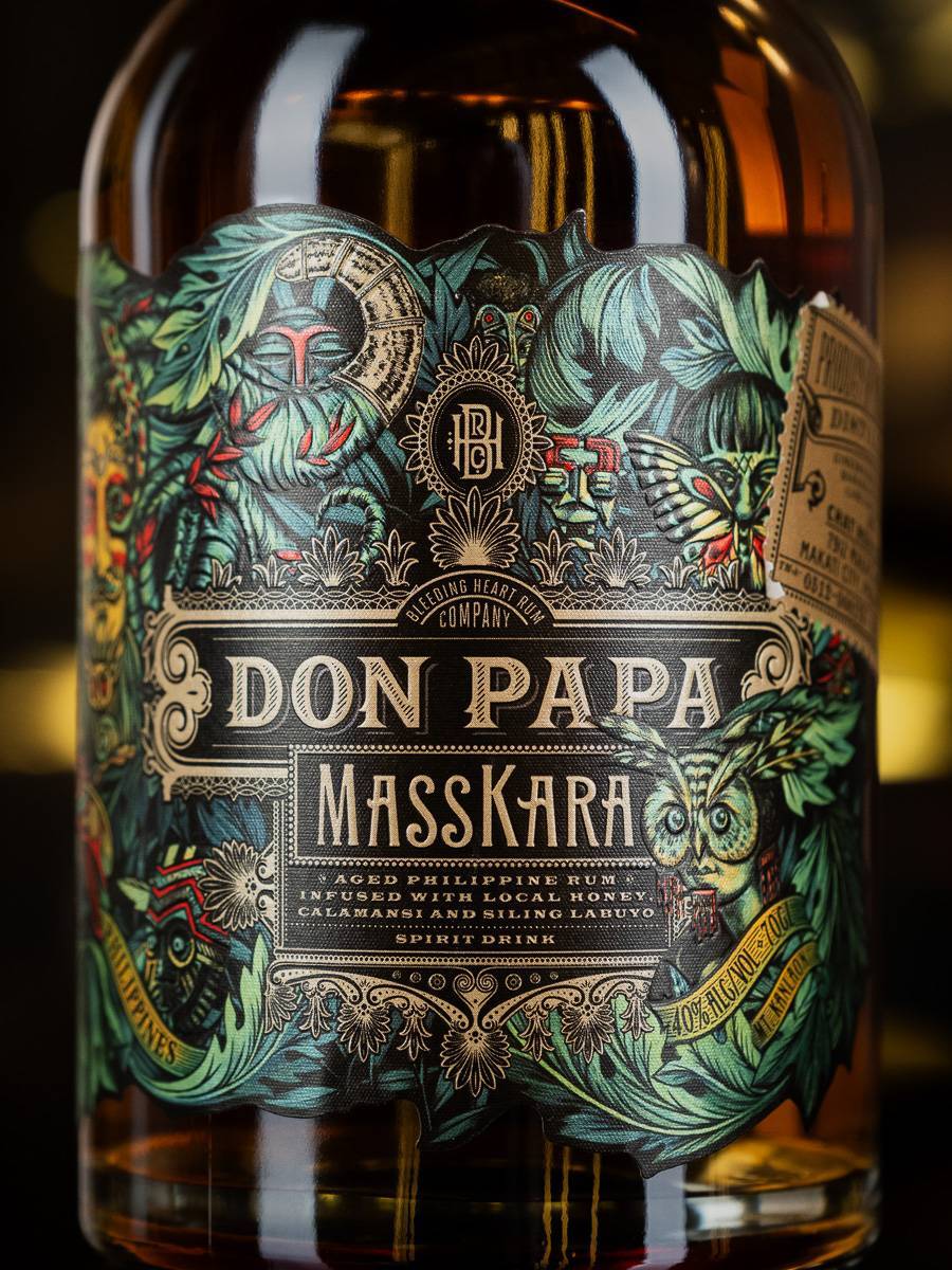 Этикетка Don Papa MassKara