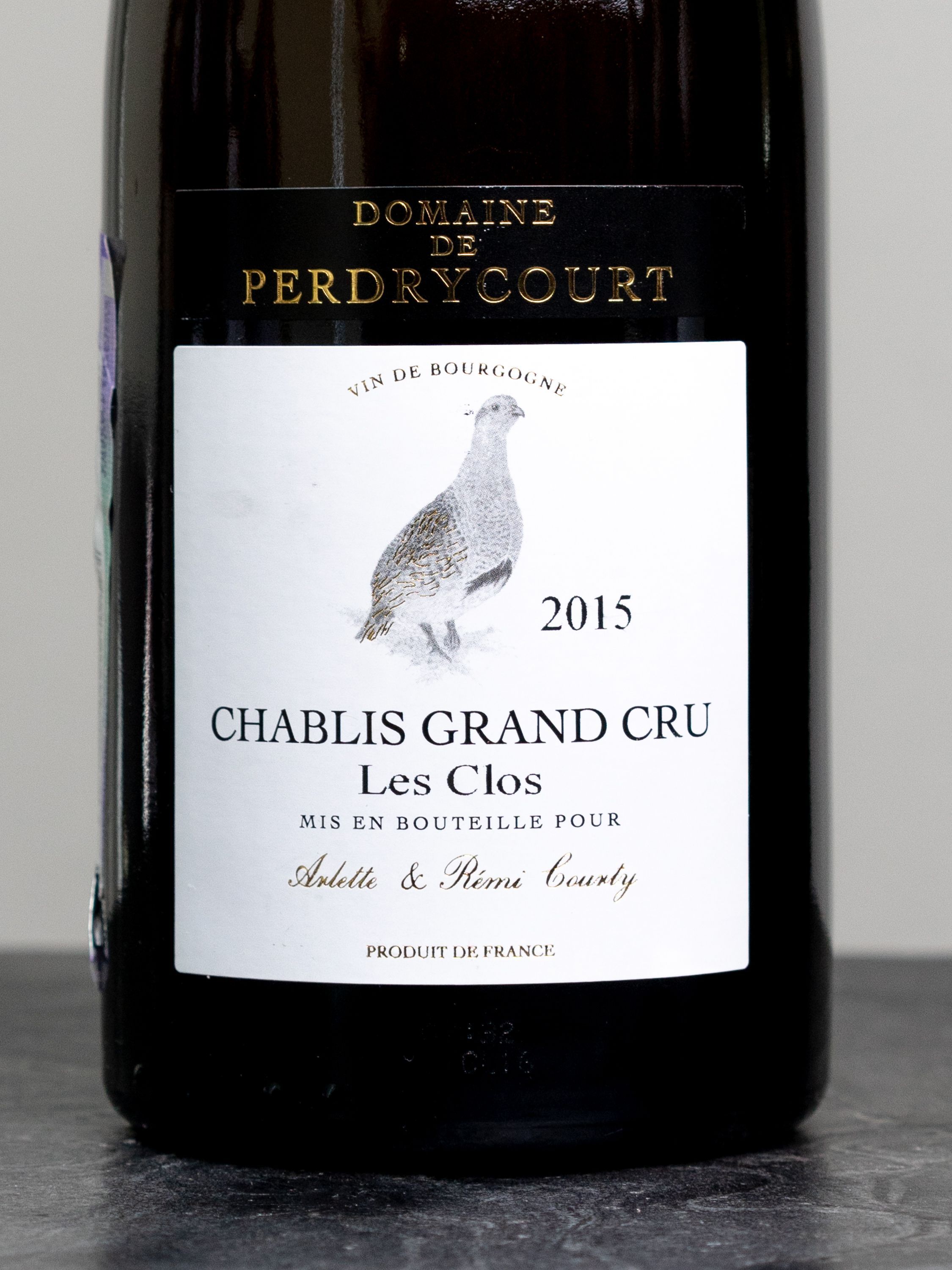 Вино Domaine de Perdrycourt Chablis Grand Cru Les Clos / Домен де Пердрикур Шабли Гран Крю Ле Кло