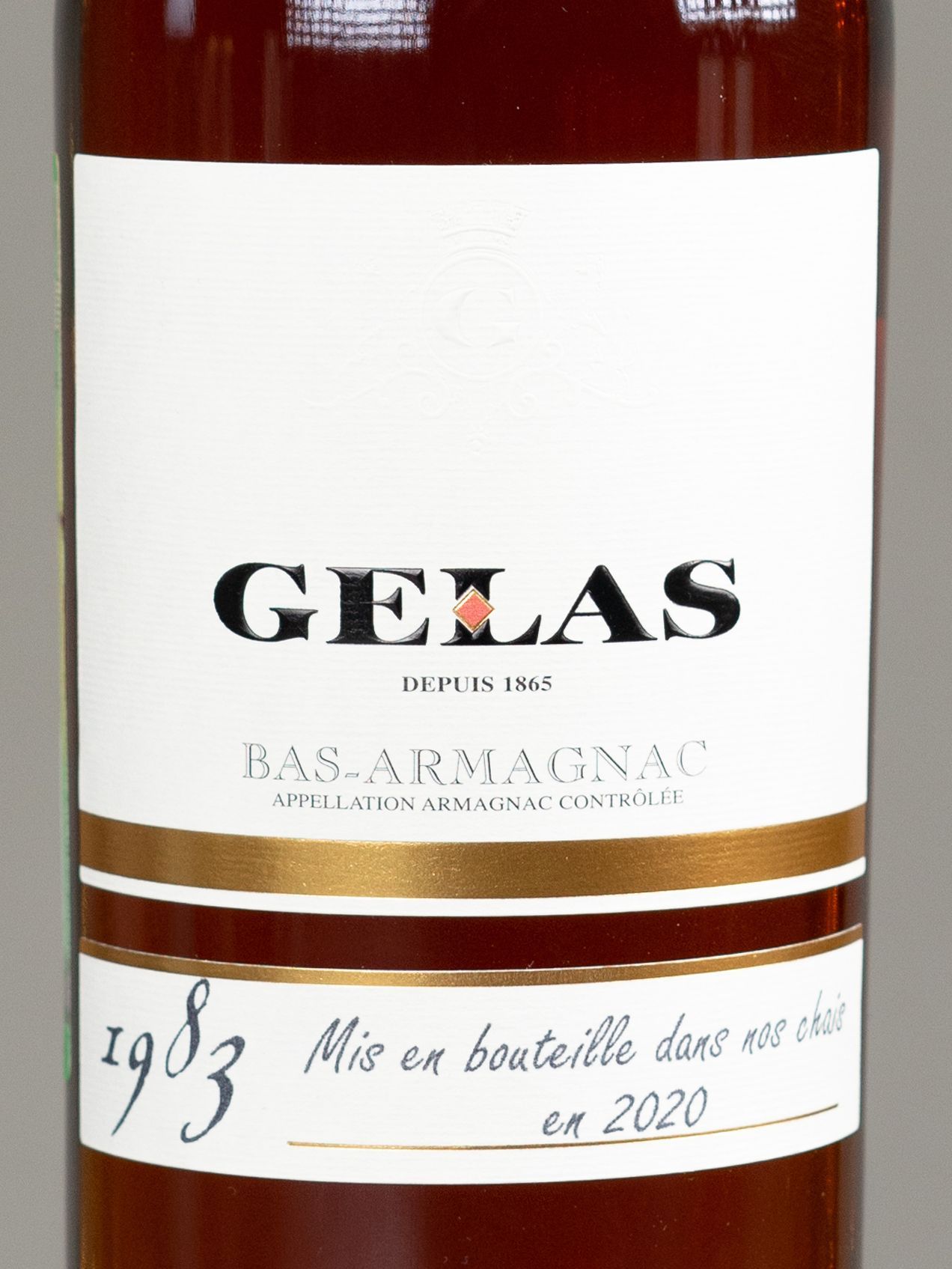 Арманьяк Gelas Bas Armagnac 1983 купить в ресторана Остерия - лучшая цена Арманьяк Gelas Bas Armagnac 1983 / Желас Ба Арманьяк 1983