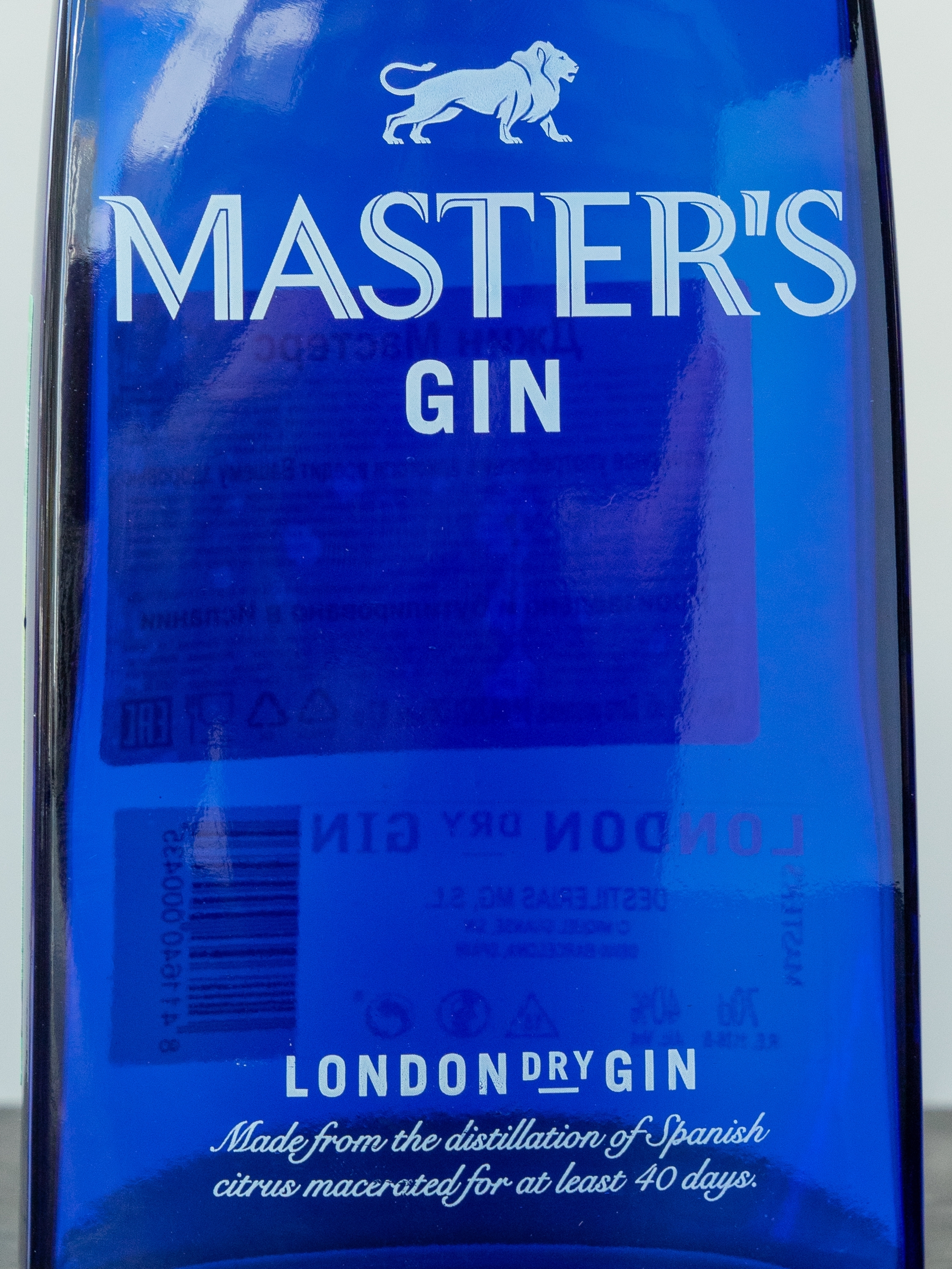 Джин Gin MasterS купить в ресторане Остерия - лучшая цена Джин Gin MasterS / Мастерс