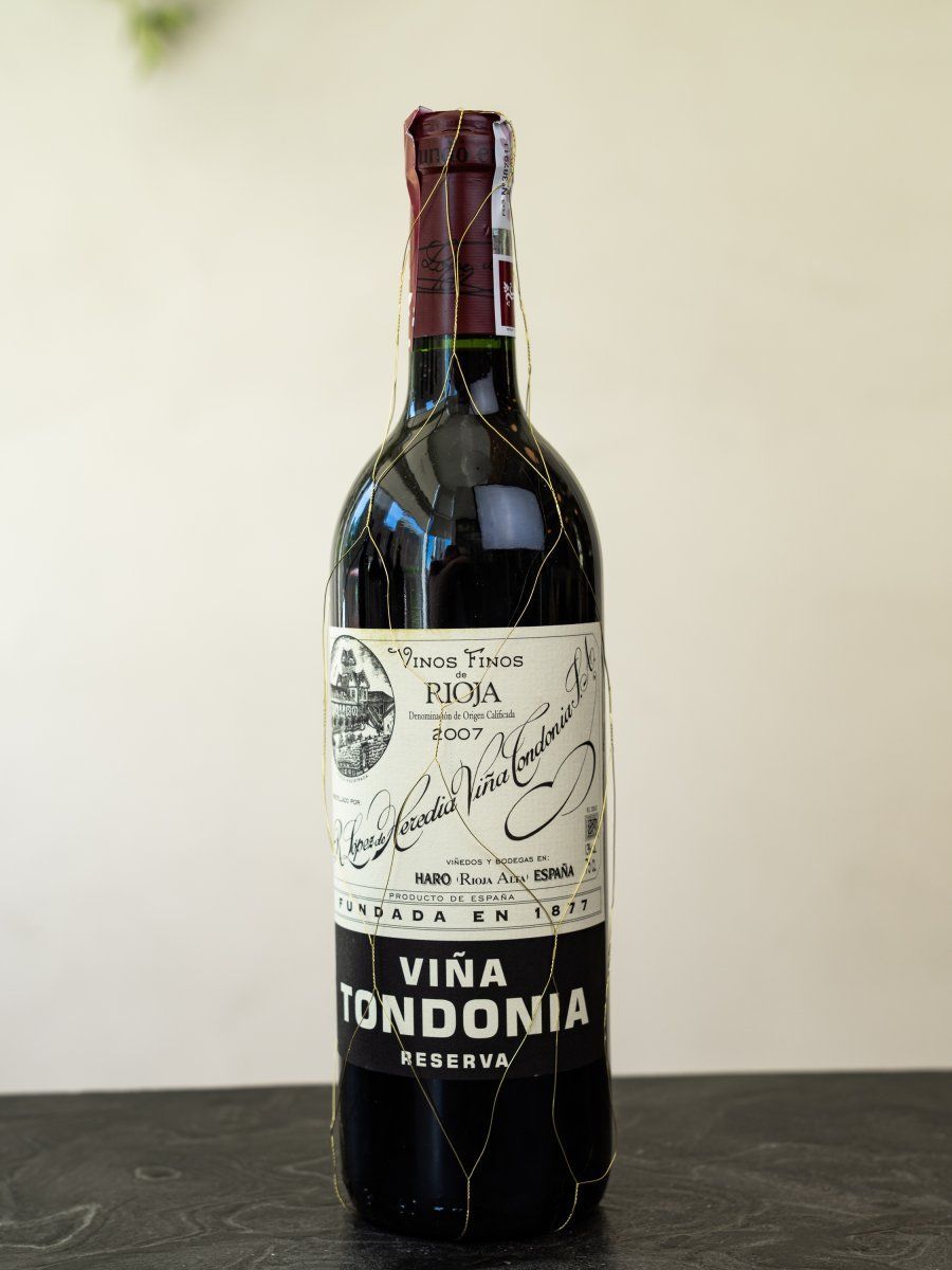Купить вино Vina Tondonia Reserva Rioja в винном ресторане Остерия цена Вино Vina Tondonia Reserva Rioja / Винья Тондония Ресерва
