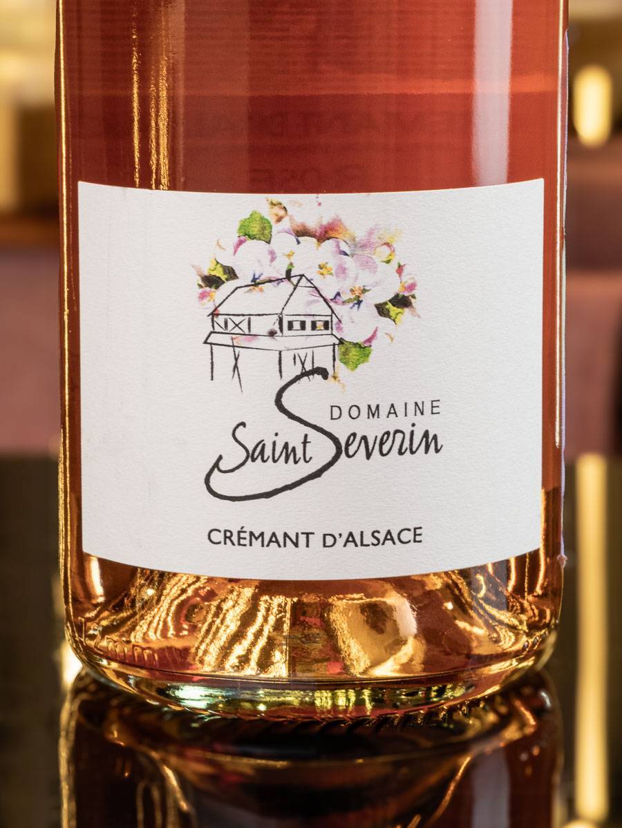 Игристое вино Domaine Saint Severin Cremant d`Alsace Rose Brut купить в винном ресторане Остерия - лучшая цена Игристое вино Domaine Saint Severin Cremant d`Alsace Rose Brut / Домен Сэн Северин Креман д'Эльзас Розе Брют