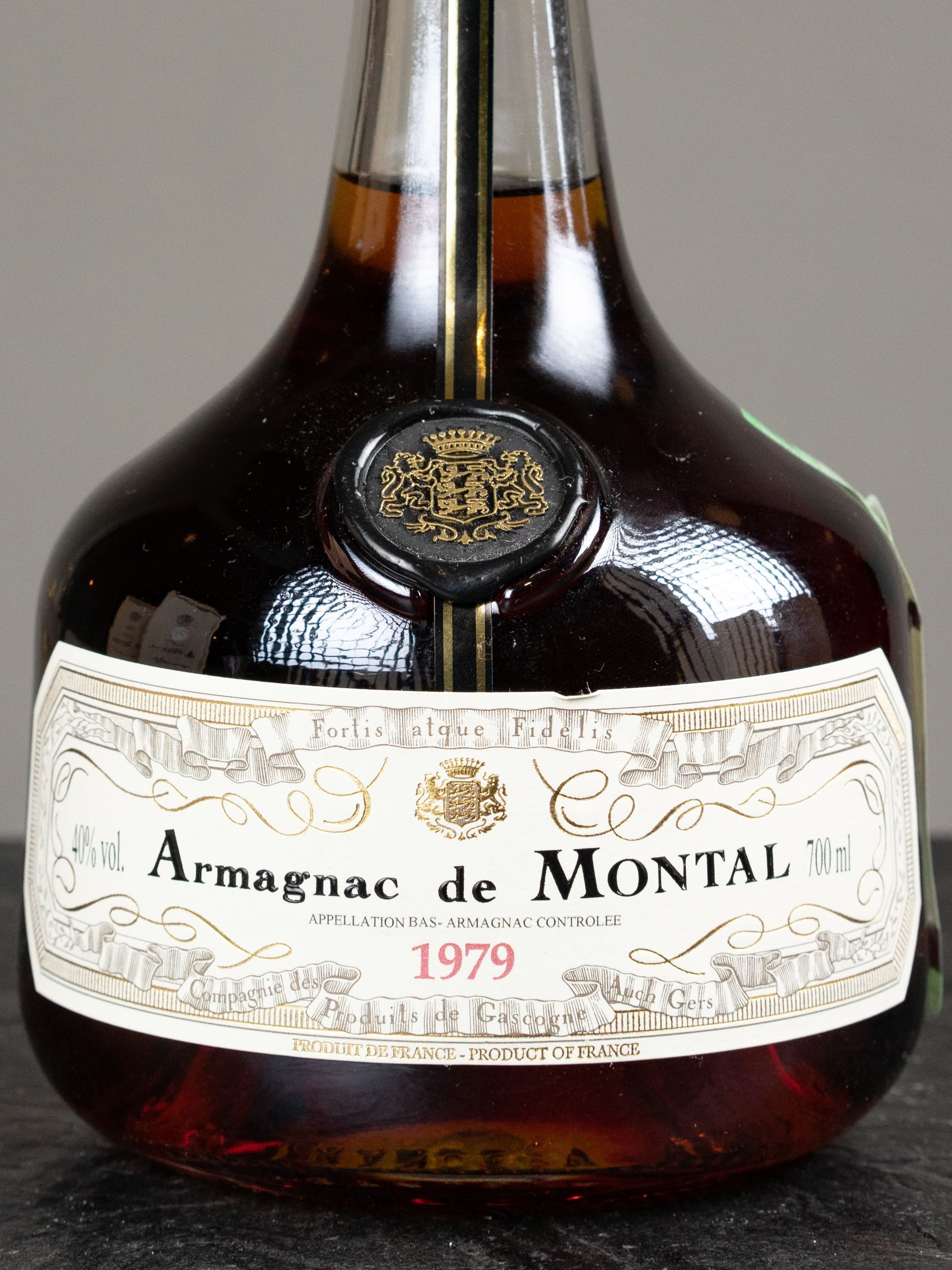 Этикетка Armagnac de Montal 1979