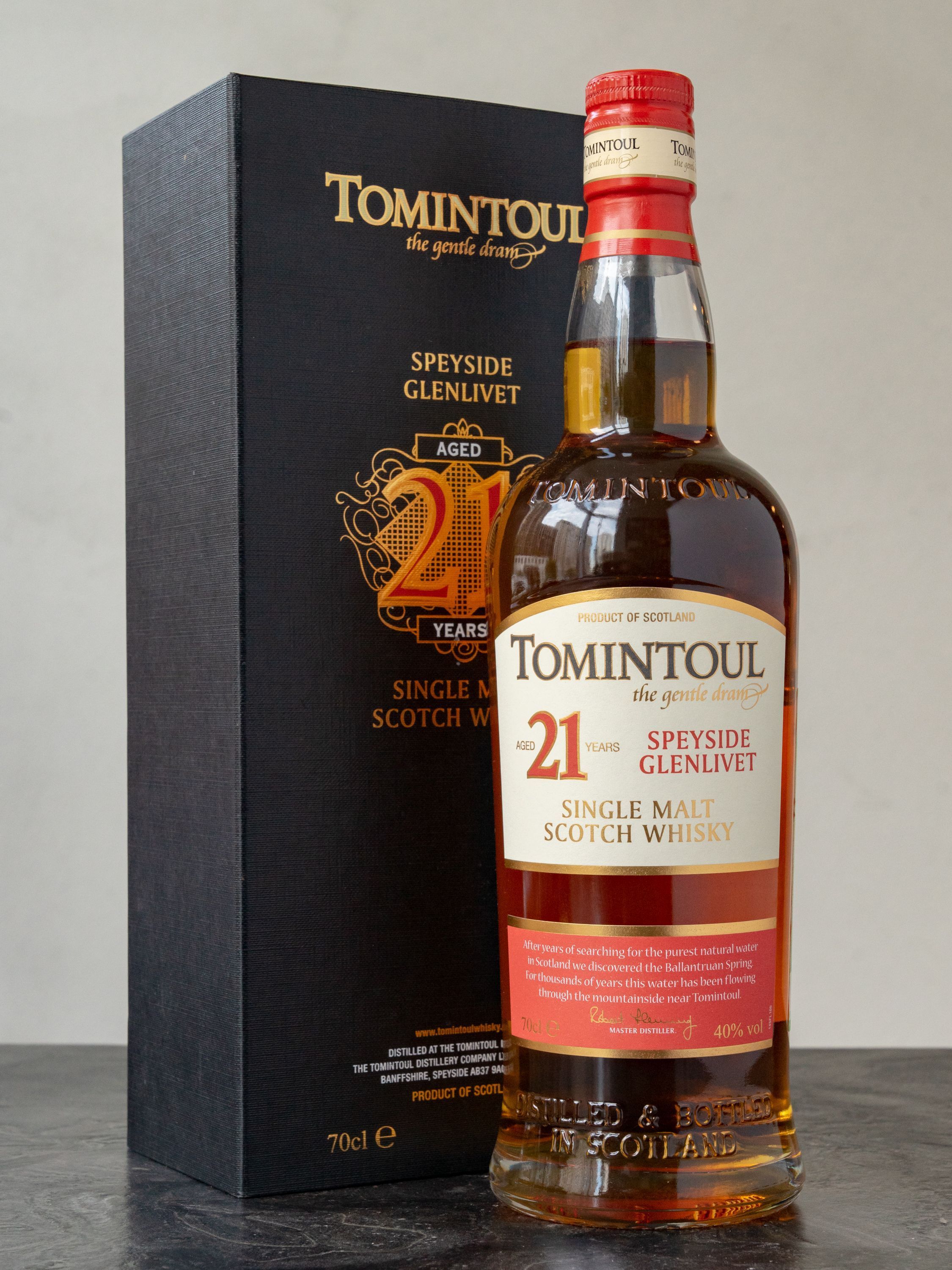 Виски Tomintoul 21 y.o. - купить по лучшей цене в ресторане Amici Мосфильмовская 88 Виски Tomintoul 21 y.o. / Томинтул 21 год