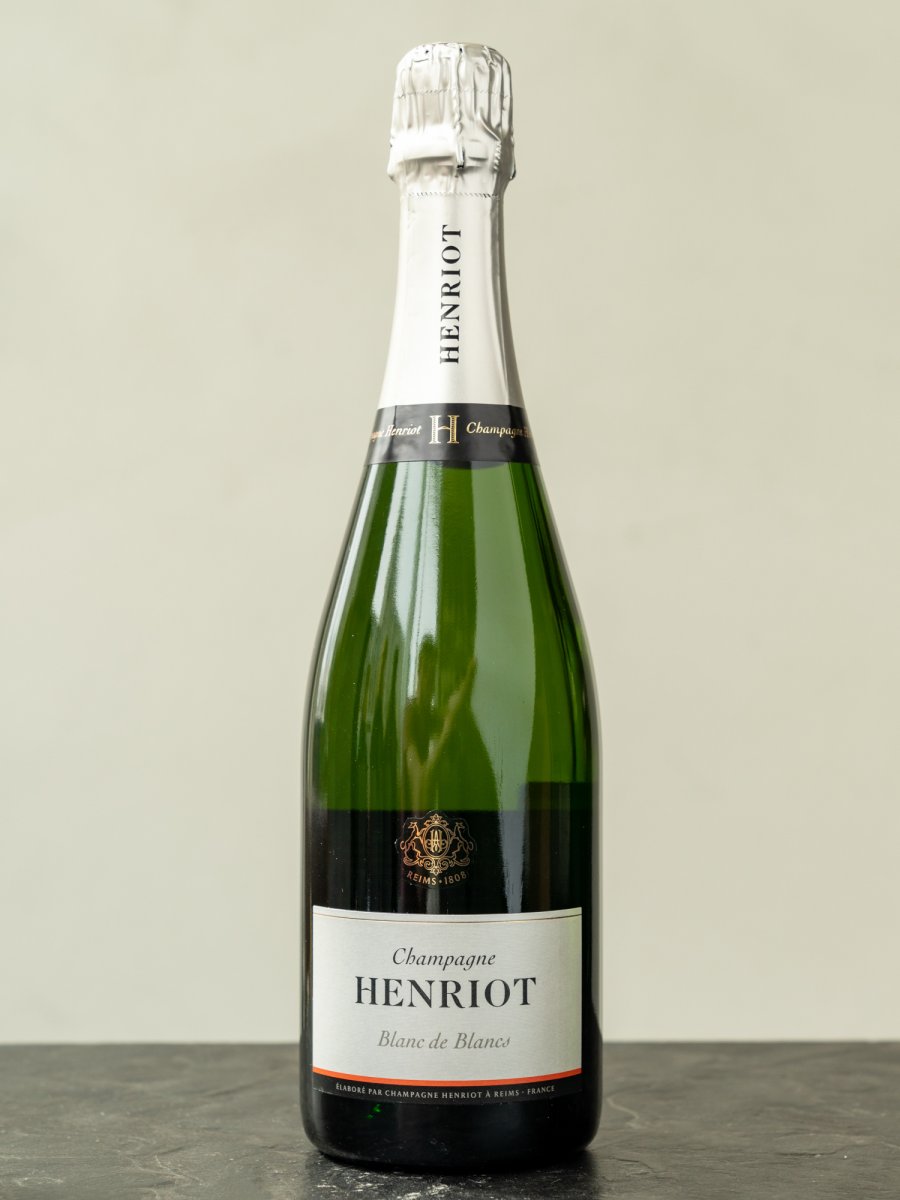 Шампанское Henriot Brut Blanc de Blancs купить в винном ресторане Остерия - лучшая цена Шампанское Henriot Brut Blanc de Blancs / Энрио Блан де Блан