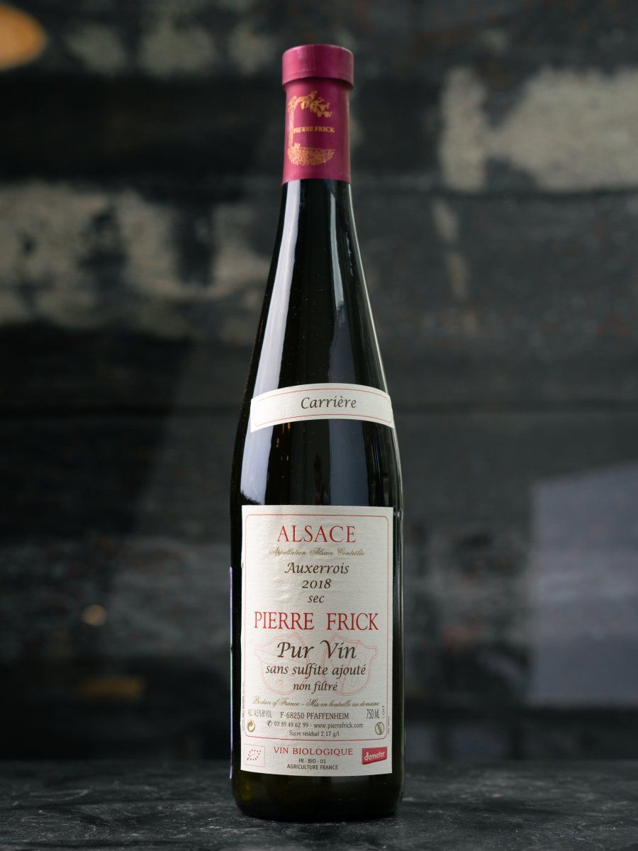 Вино Pierre Frick Auxerrois Carriere Alsace купить в ресторане Остерия - лучшая цена Вино Pierre Frick Auxerrois Carriere Alsace / Пьер Фрик Оксерруа Каррьер