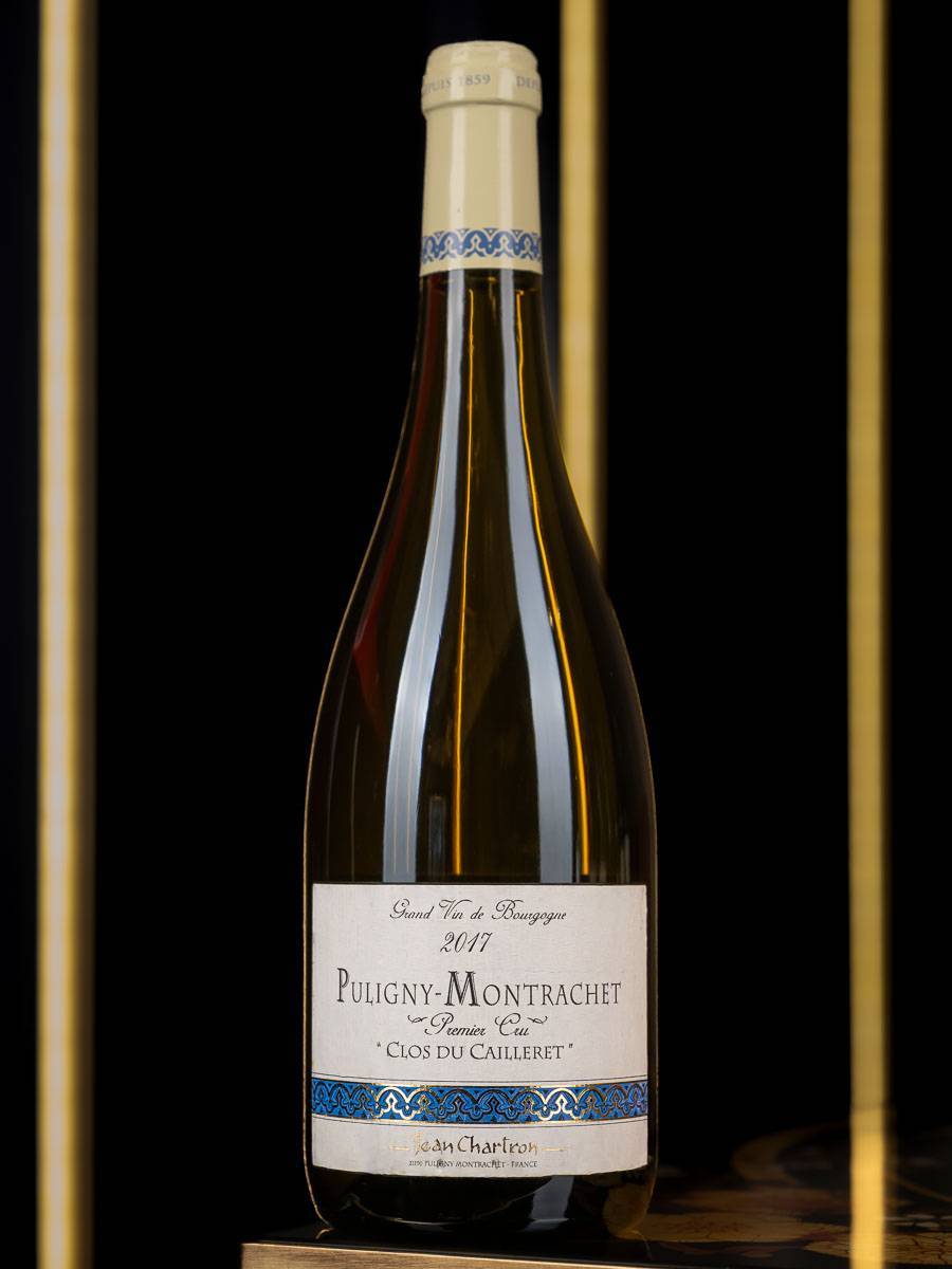 Вино Puligny-Montrachet Premier Cru Clos du Cailleret Jean Chartron 2017 / Пюлиньи-Монраше Премье Крю Кло дю Кайере Жан Шартрон