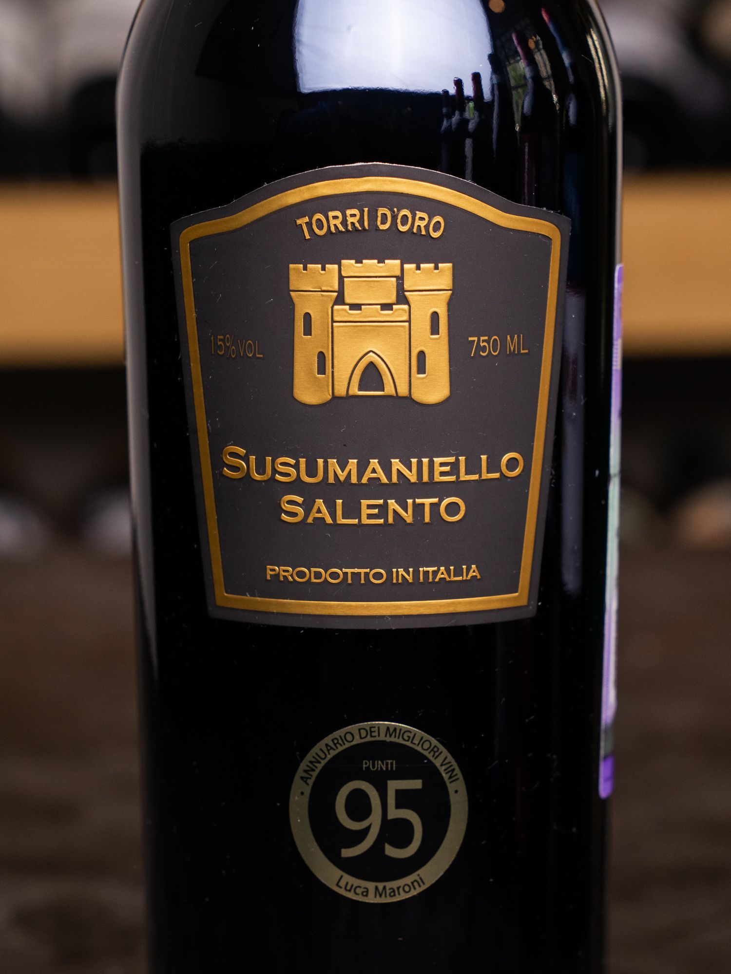 Вино Torri d`Oro Susumaniello Salento / Торри д'Оро Сузуманьелло Саленто