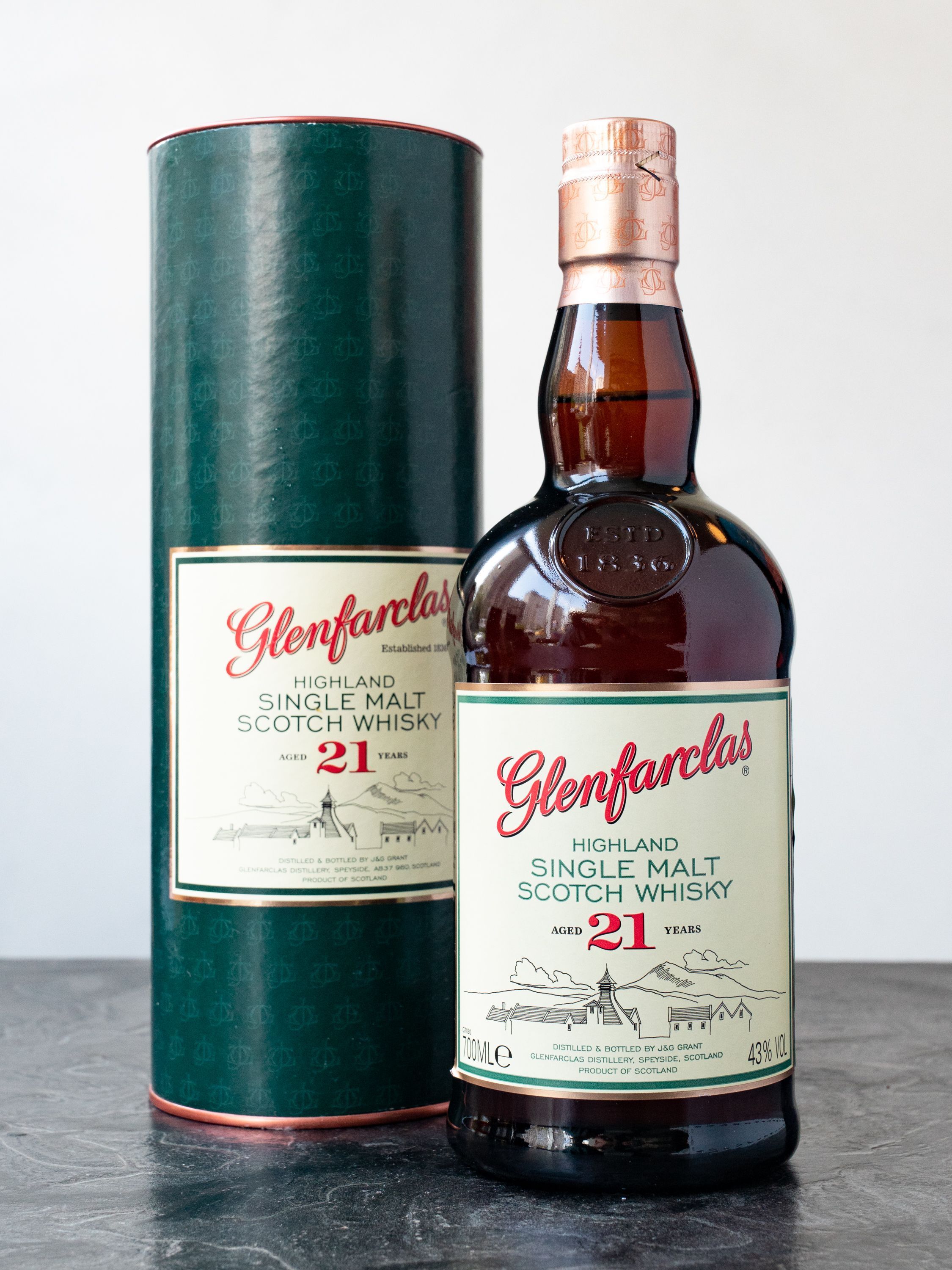 Купить Виски Glenfarclas 21 y.o. (Гленфарклас 21 год) - лучшая цена в ресторане Амичи Виски Glenfarclas 21 y.o. / Гленфарклас 21 год