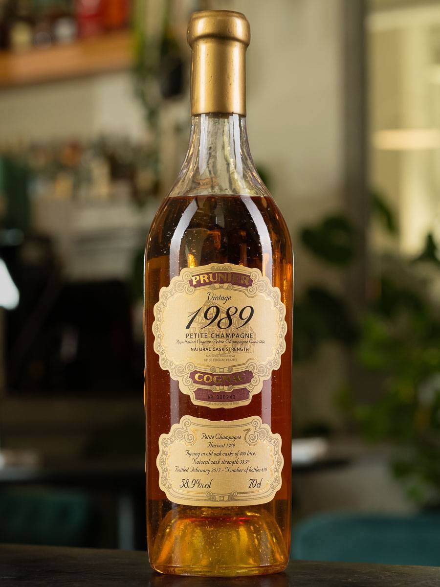 Коньяк Prunier Petite Champagne 1989 / Прунье 1989 Птит Шампань