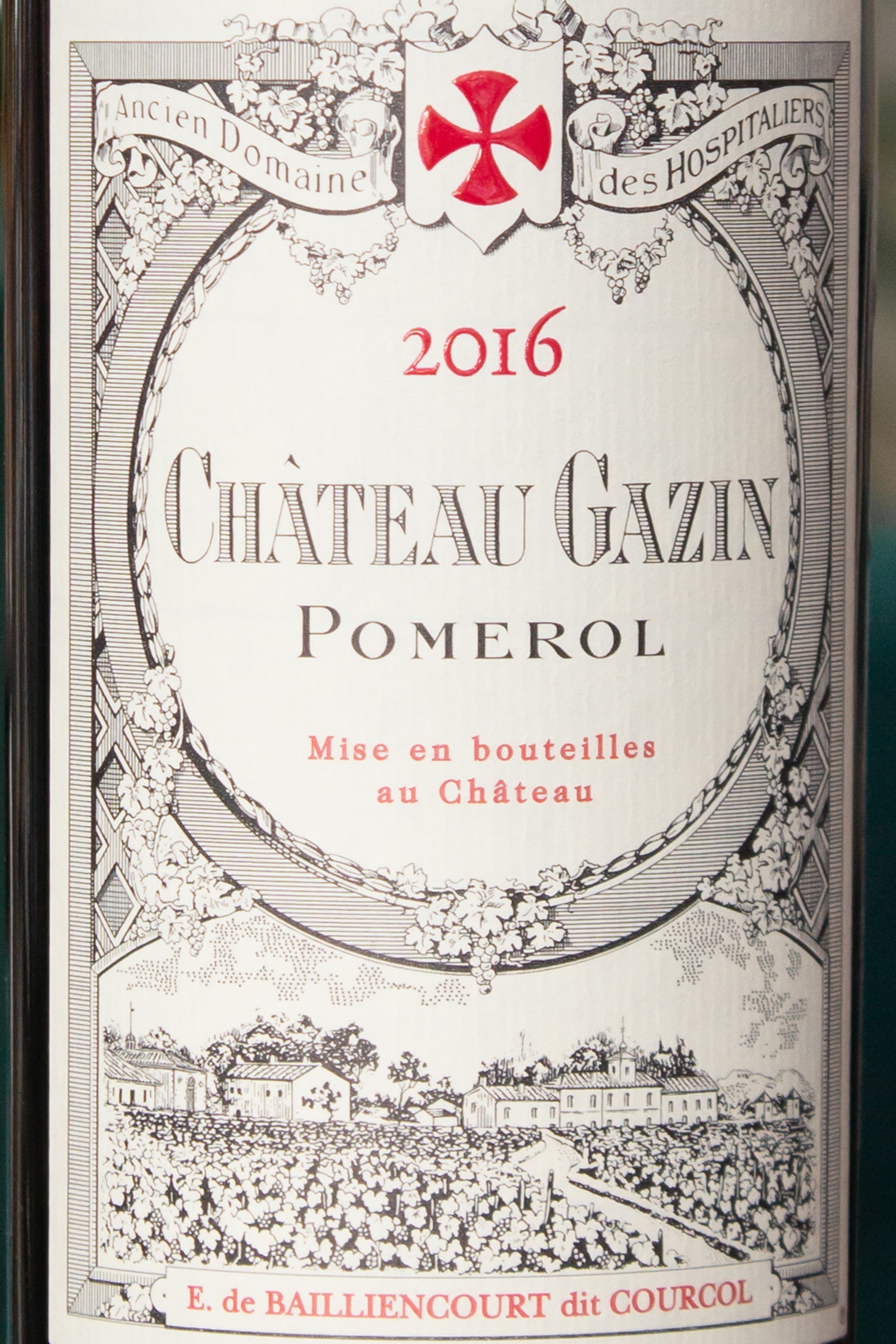 Вино Chateau Gazin Pomerol 2016 / Шато Газен Помероль 2016
