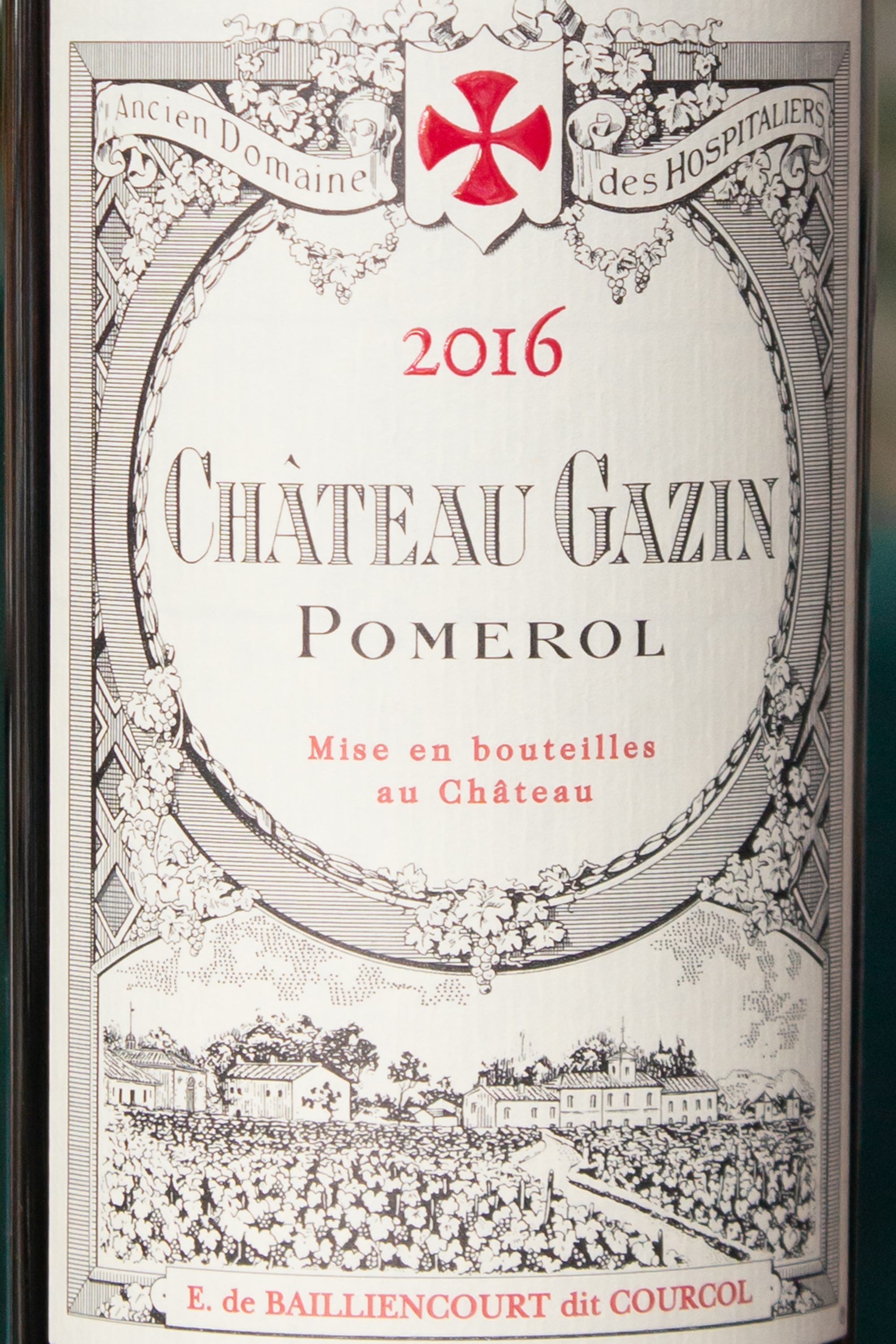 Вино Chateau Gazin Pomerol 2016 купить в винном ресторане Остерия - лучшая цена Вино Chateau Gazin Pomerol 2016 / Шато Газен Помероль 2016