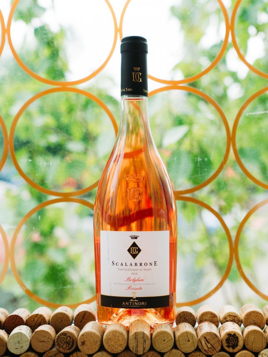 Купить вино Scalabrone Bolgheri Rosato в винном ресторане Остерия цена Вино Scalabrone Bolgheri Rosato / Скалабронэ Болгери Розато