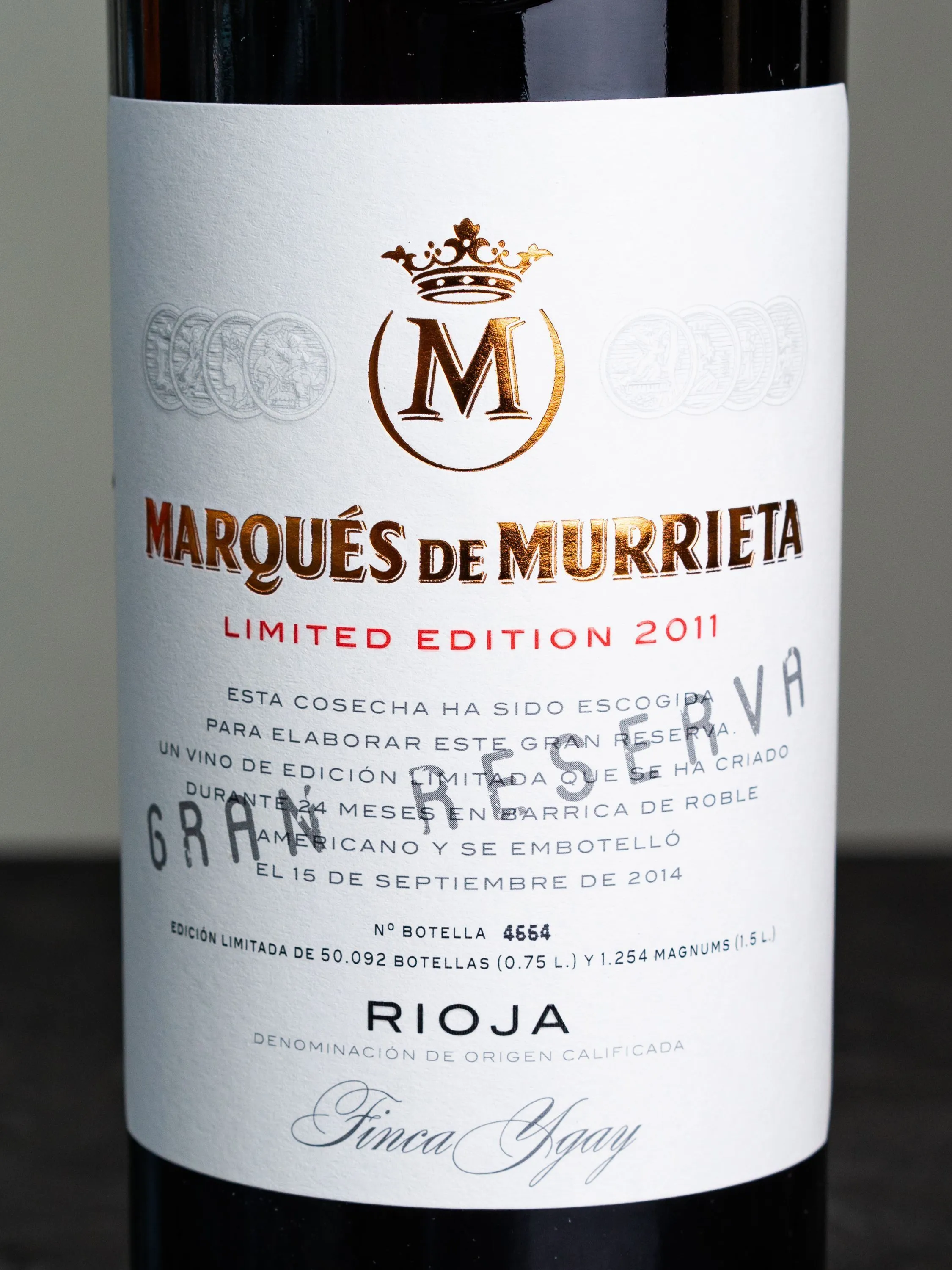 Вино Marques de Murrieta Gran Reserva / Маркиз де Муррьета Гран Резерва